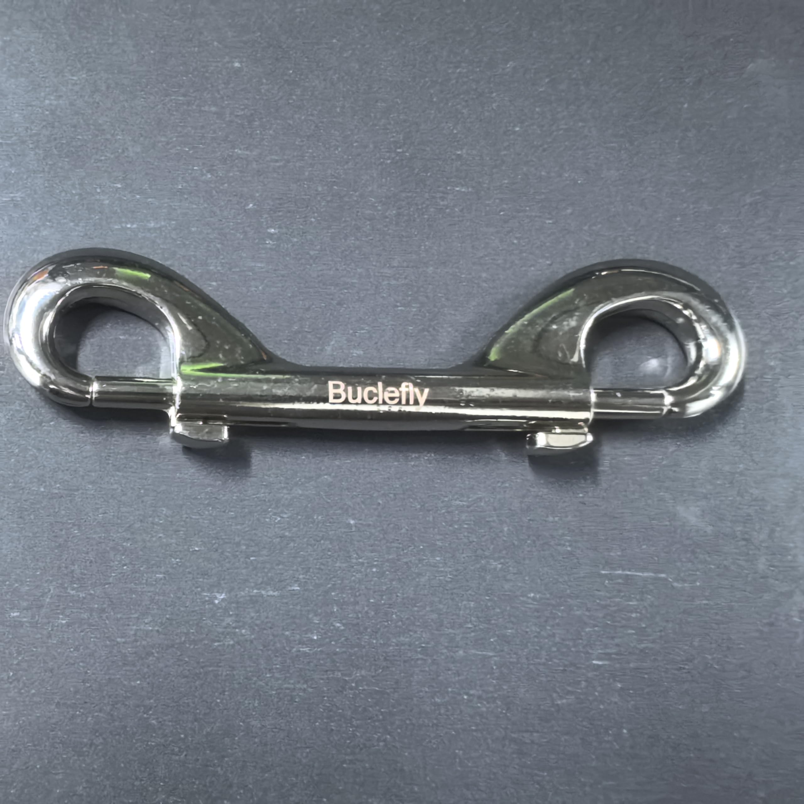 Stainless Steel Double Ended Eye Bolt Snap Hooks with Trigger Clips - Heavy Duty Metal Chain Clips for Fishing, Dog Leash, Keychain & Outdoor Gear