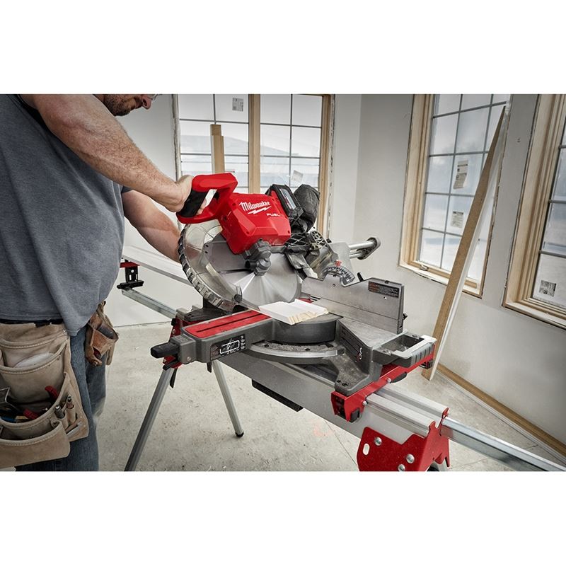 M18 FUEL 18V Brushless Cordless 12-Inch Dual Bevel Sliding Compound Miter Saw Kit - Professional Woodworking & DIY Projects