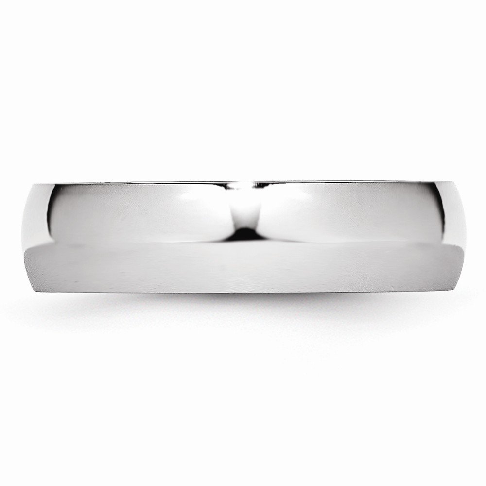 Solid Cobalt 6mm Plain Classic Wedding Band Ring for Men - Durable & Hypoallergenic Wedding Ring for Groom, Engagement, Anniversary - Perfect for Everyday Wear & Special Occasions