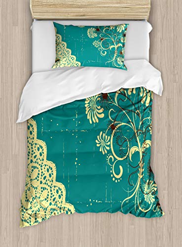 White and Jade Green