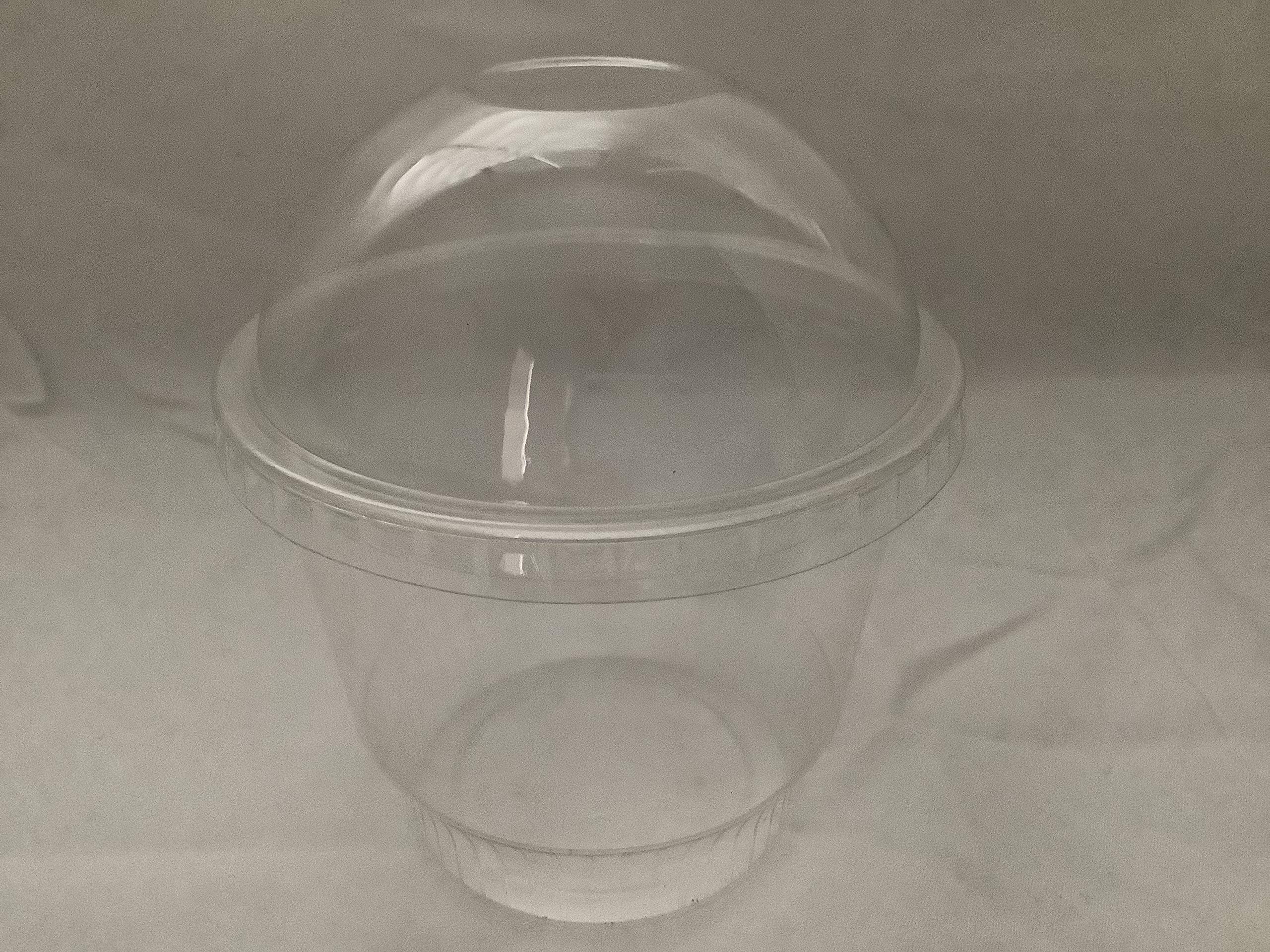 100-Pack 12oz Clear Plastic Dessert Cups with Dome Lids - No Hole Leak-Proof Design for Cupcakes, Ice Cream, Parfaits, Party Serving & Food Storage (BPA-Free) - Perfect for Catering, Bakery, and Home Entertaining
