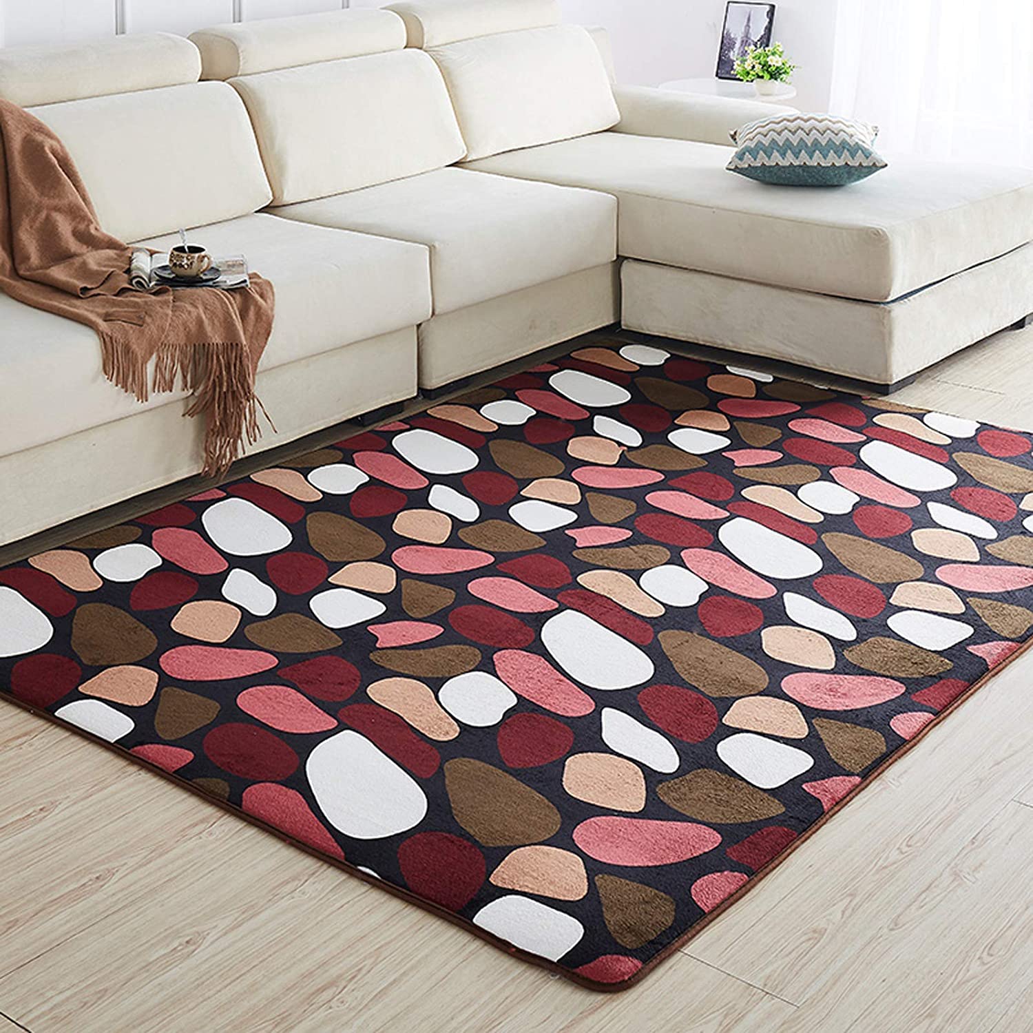 Premium Non-Slip Drum Rug & Piano Mat - 2x1.6m Soundproof Floor Mat for Electronic Drums, Shock Absorption, Anti-Vibration - Stone Color - Perfect for Home Studios, Music Practice Rooms & Stage Performances
