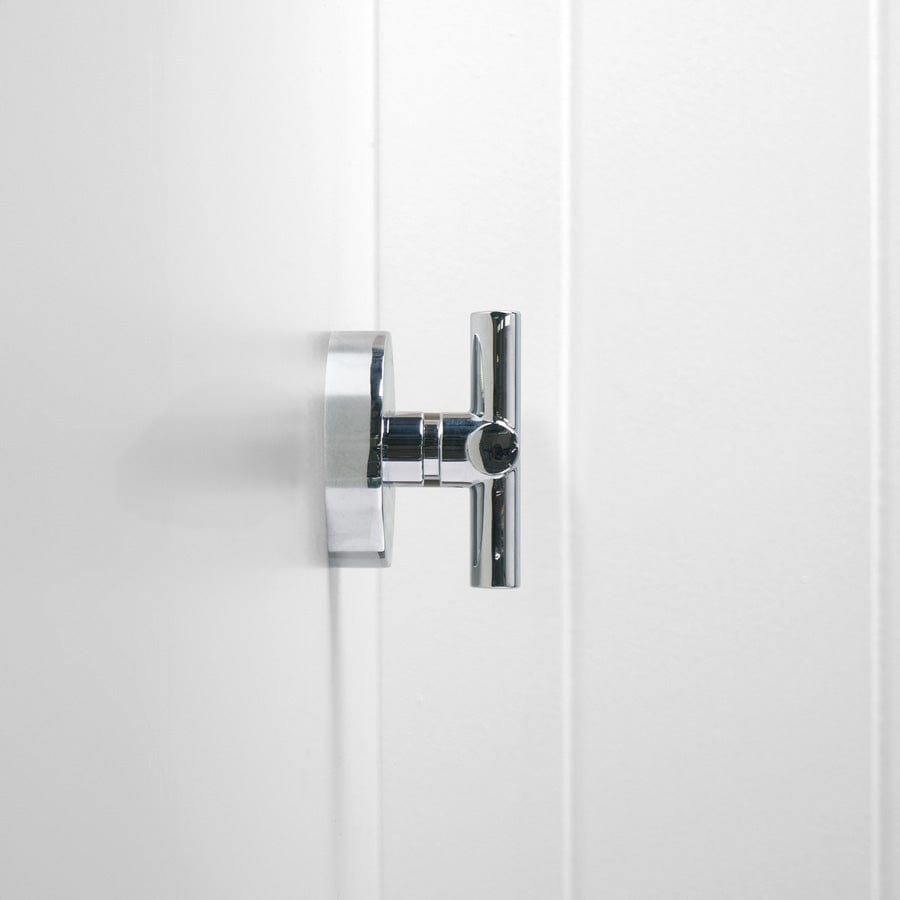 Stainless Steel Cross Taps Chrome Plated for Kitchen & Bathroom - Perfect for Sink, Shower, and Tub Faucet Installations