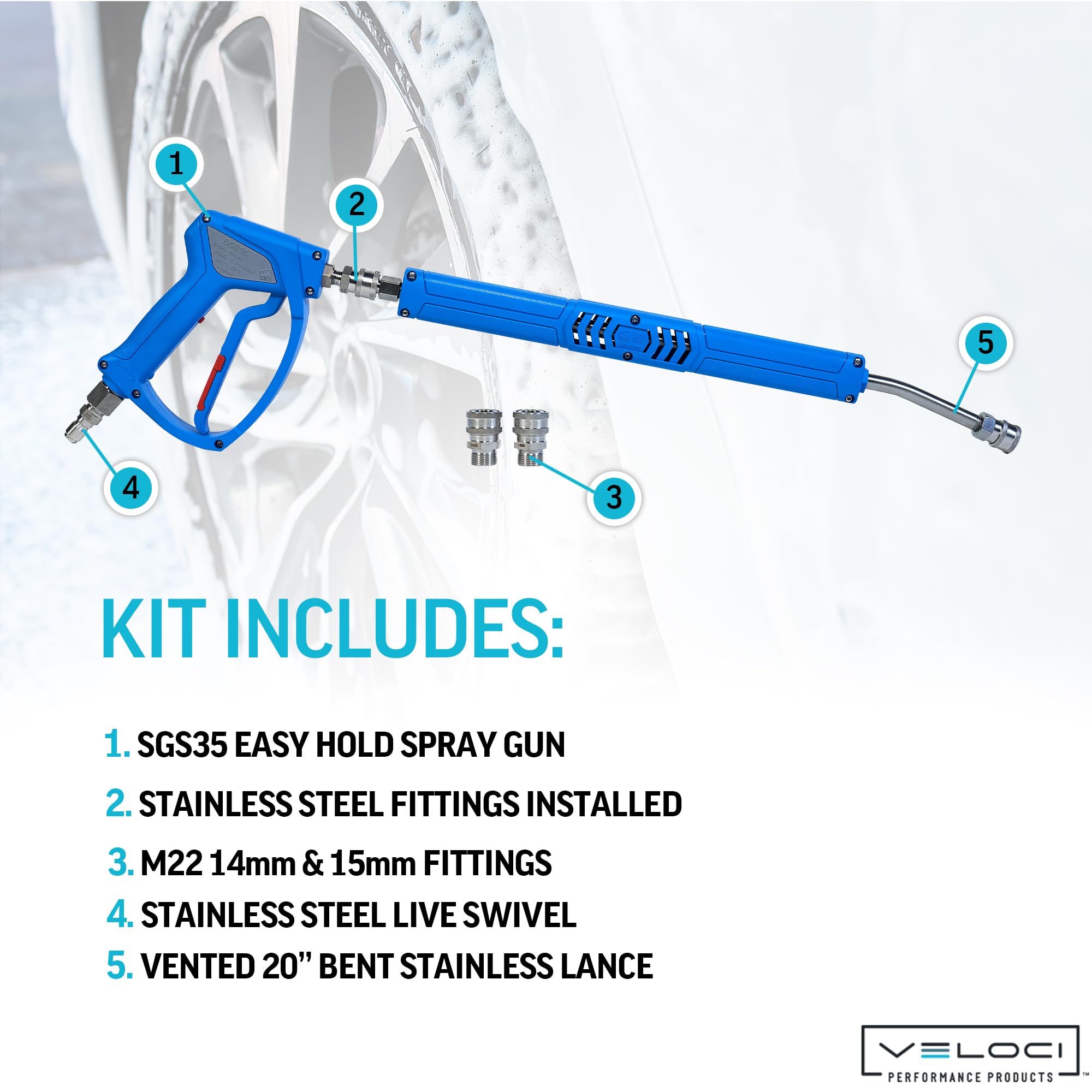 MTM Hydro Acqualine Kit 16 Pressure Washer 20