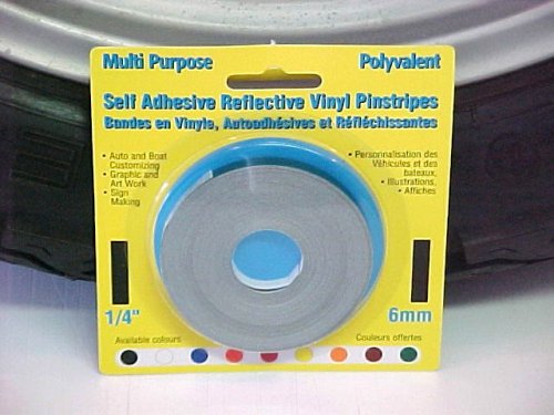 1/8 Inch x 37.5 Feet Green Reflective Pinstripe Tape - High Visibility Decorative Trim for Cars, Trucks, Motorcycles & Safety Marking