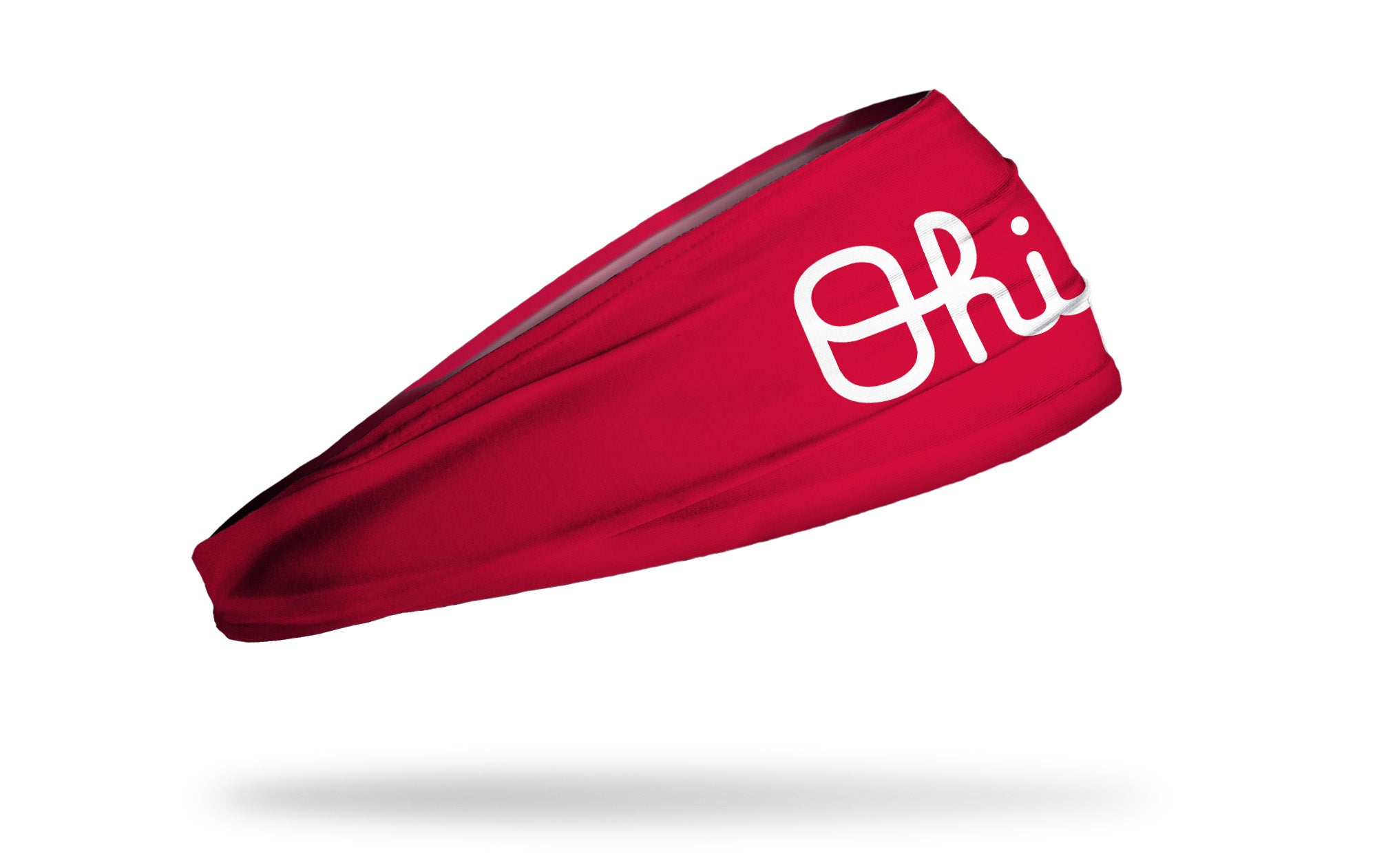 Ohio State Buckeyes Script Ohio Scarlet Big Bang Lite Headband - Perfect for Game Day, Tailgating & College Football Fan Accessories