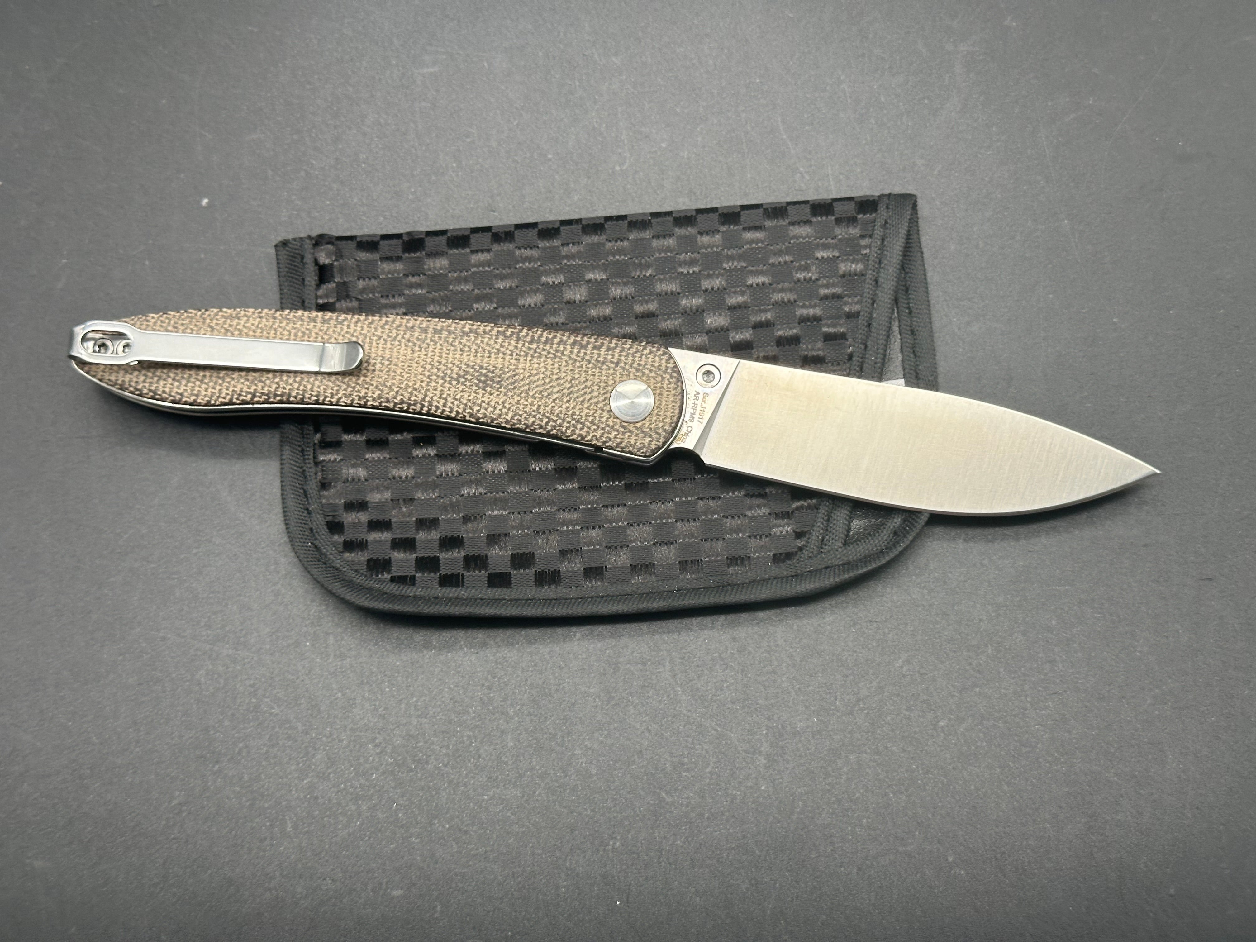 CJRB Ria Liner Lock Folding Knife - 2.95