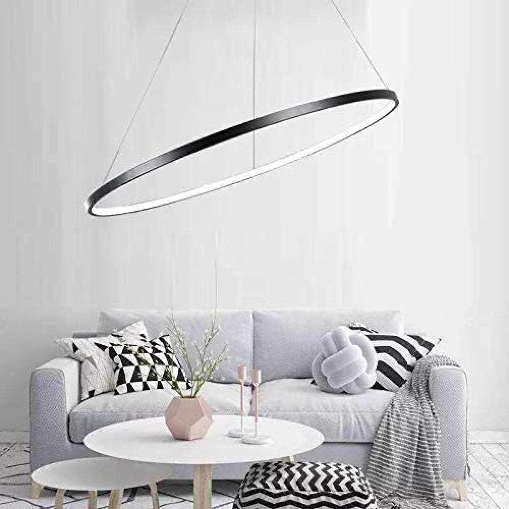 Modern LED Circle Pendant Light - 24