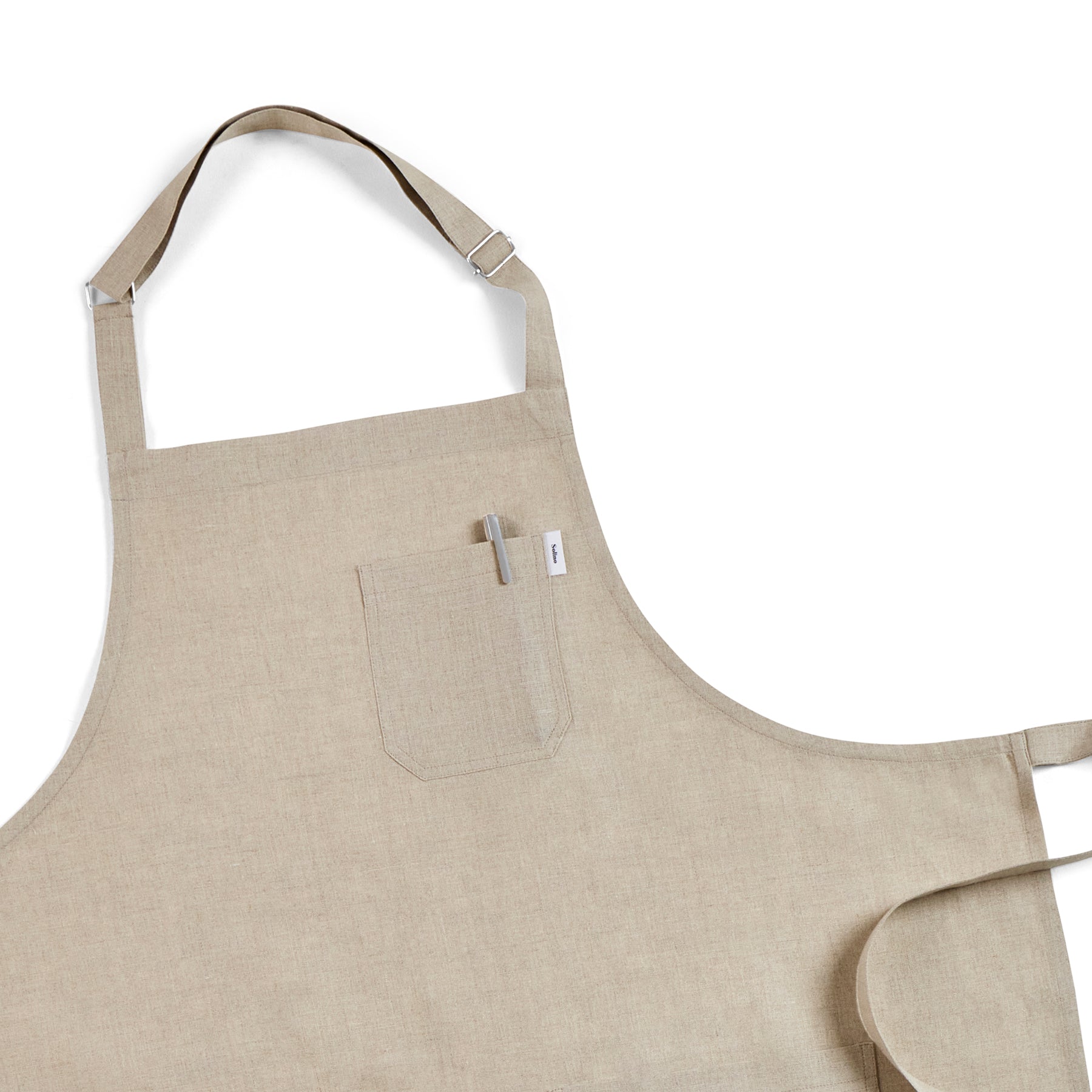 Premium Linen Bib Apron for Cooking, Baking & Grilling - Durable & Stylish Kitchen Apron for Chefs & Home Cooks - Perfect for BBQ, Baking & Crafting