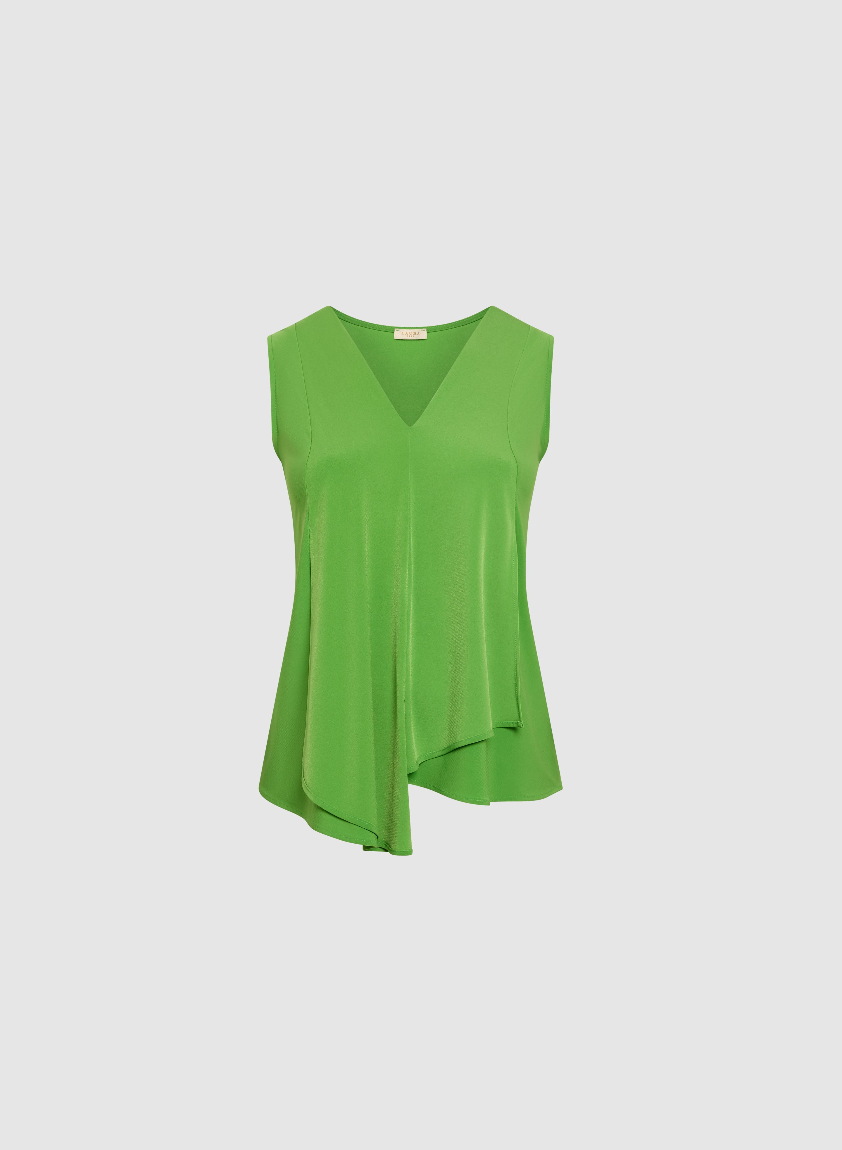 Asymmetric Overlay Tank Top for Women - Trendy Summer Fashion, Casual & Layering Staple - Perfect for Beach, Parties & Everyday Wear