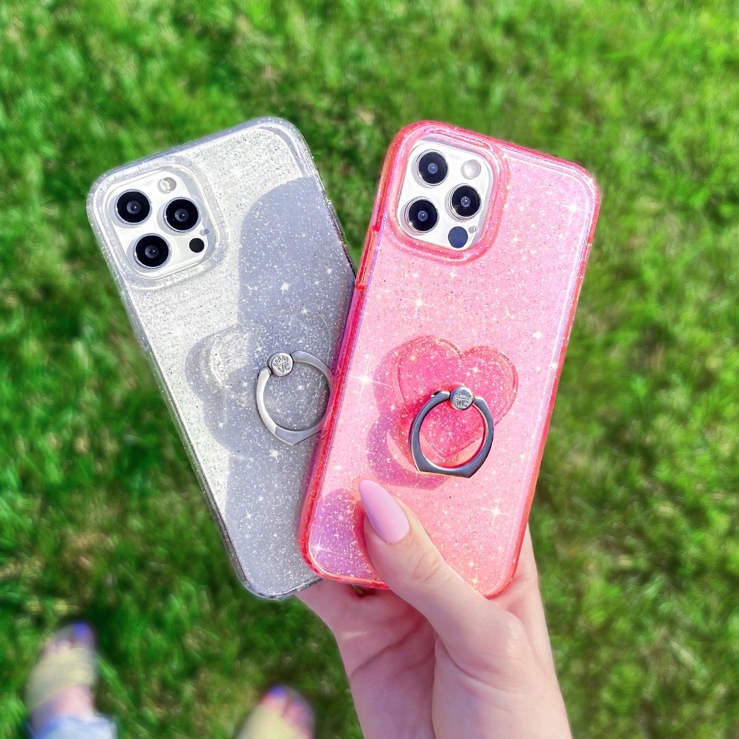 Sparkling Stardust Glitter iPhone Case - Protective & Stylish Cover for iPhone 13/14/15 Pro Max - Perfect for Parties, Festivals & Everyday Glam