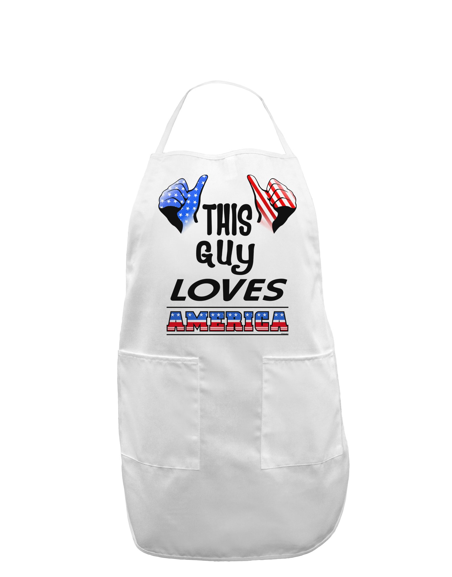 Patriotic American Flag Apron for Adults - Perfect for BBQ, Cooking & Grilling