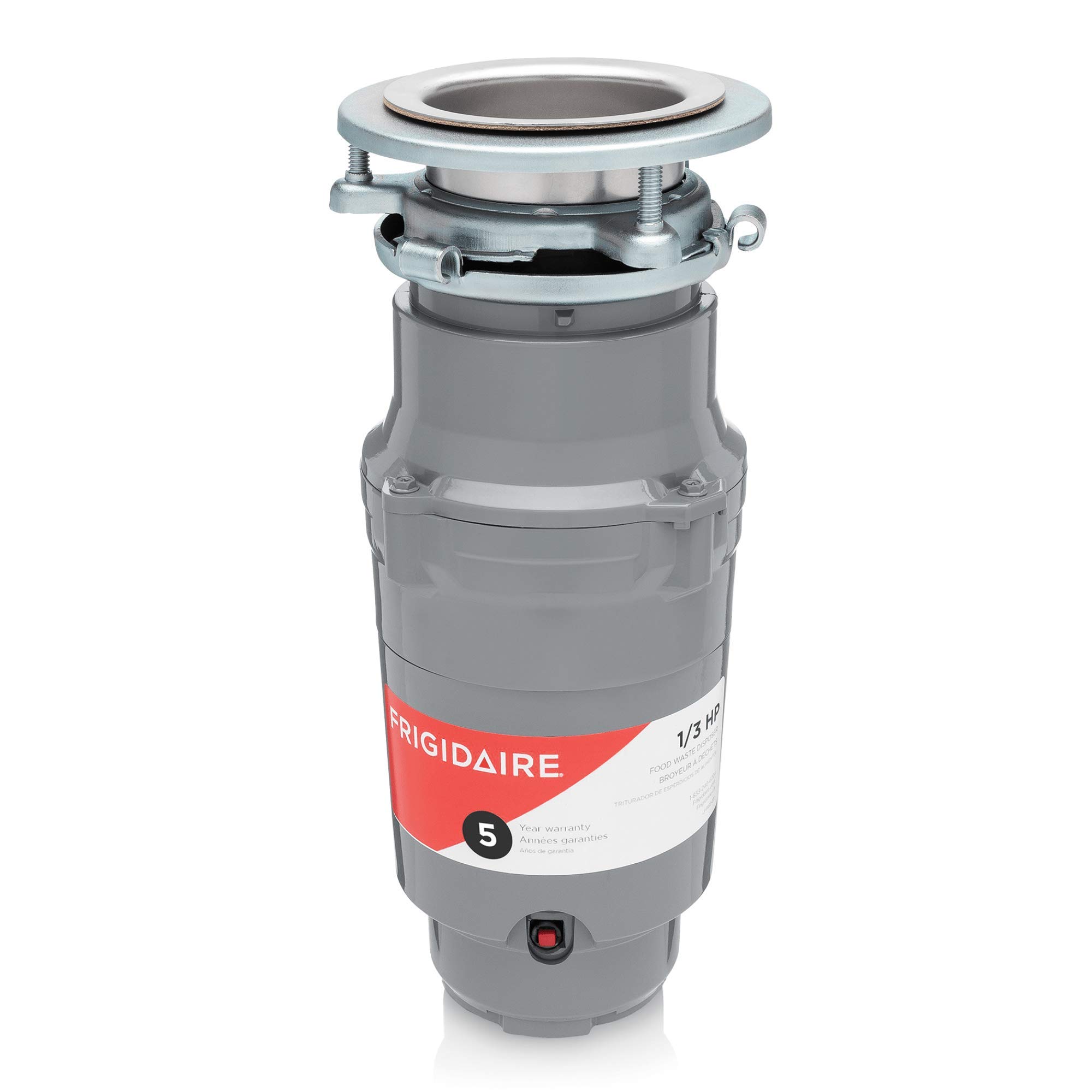 Frigidaire FF03DISPD1 1/3 HP Direct Wire Garbage Disposal for Kitchen Sinks - Powerful Food Waste Disposer for Home & Restaurant Use