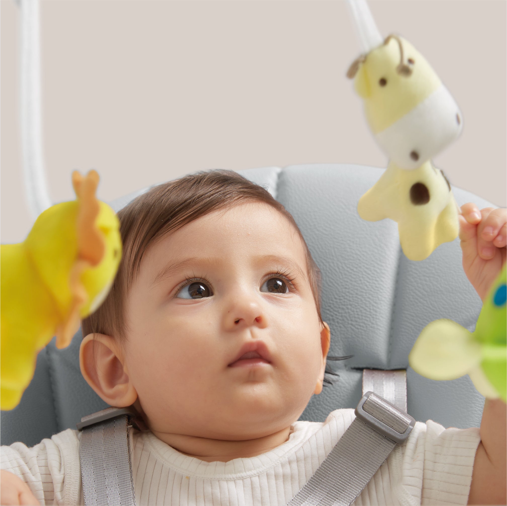 Adjustable Baby High Chair - Convertible Toddler Booster Seat, Easy to Clean & Portable for Home, Restaurant & Travel Use