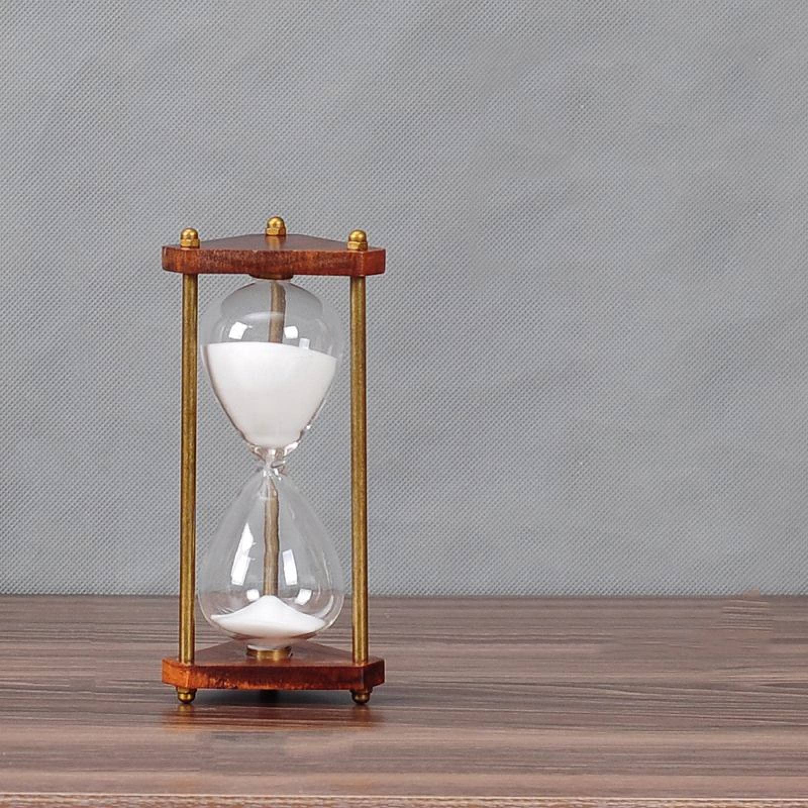 YUANYIRAN 30-Minute Sand Timer - Solid Wood Hourglass for Time Management, Home Decor, Office, Classroom & Gifts | Creative Sand Clock for Meditation, Cooking, Games & Productivity (30 Minute Version)