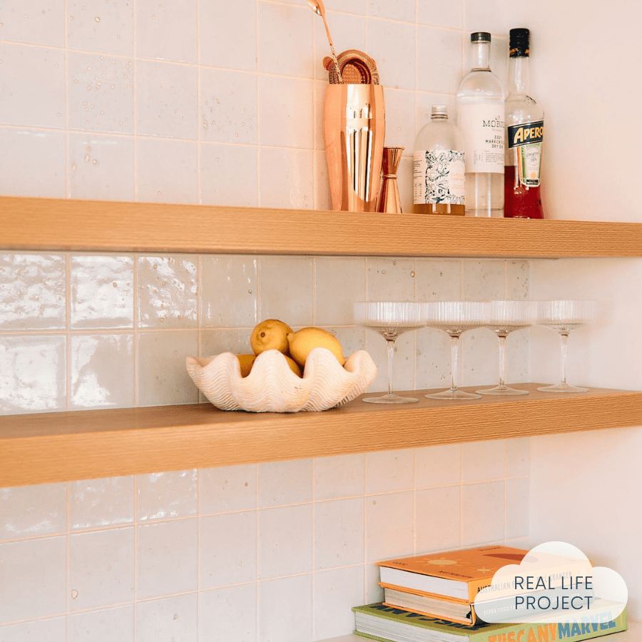 Umina White Gloss Small Square Ceramic Tile - Perfect for Kitchen Backsplash, Bathroom Walls & DIY Home Decor Projects