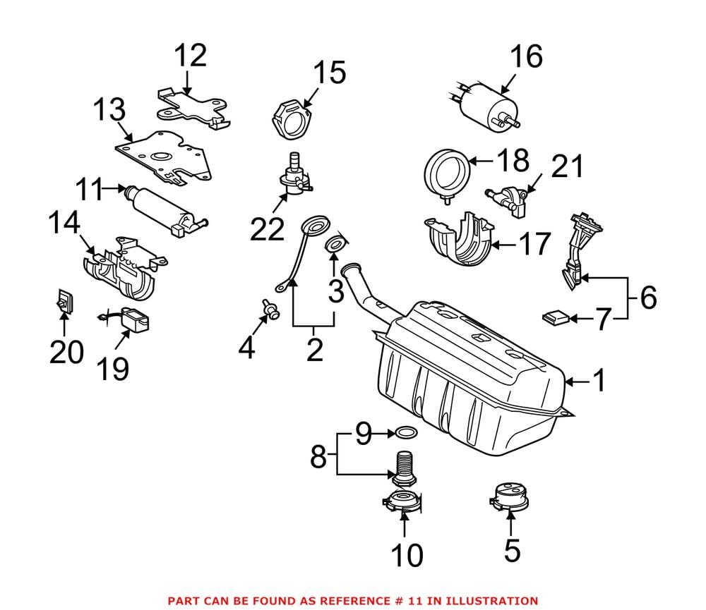 Genuine OEM Fuel Pump and Strainer Set for Mercedes 0014706594 - Replacement Part for W210, W211, W220 Models - Perfect for Engine Performance & Fuel Efficiency Upgrades