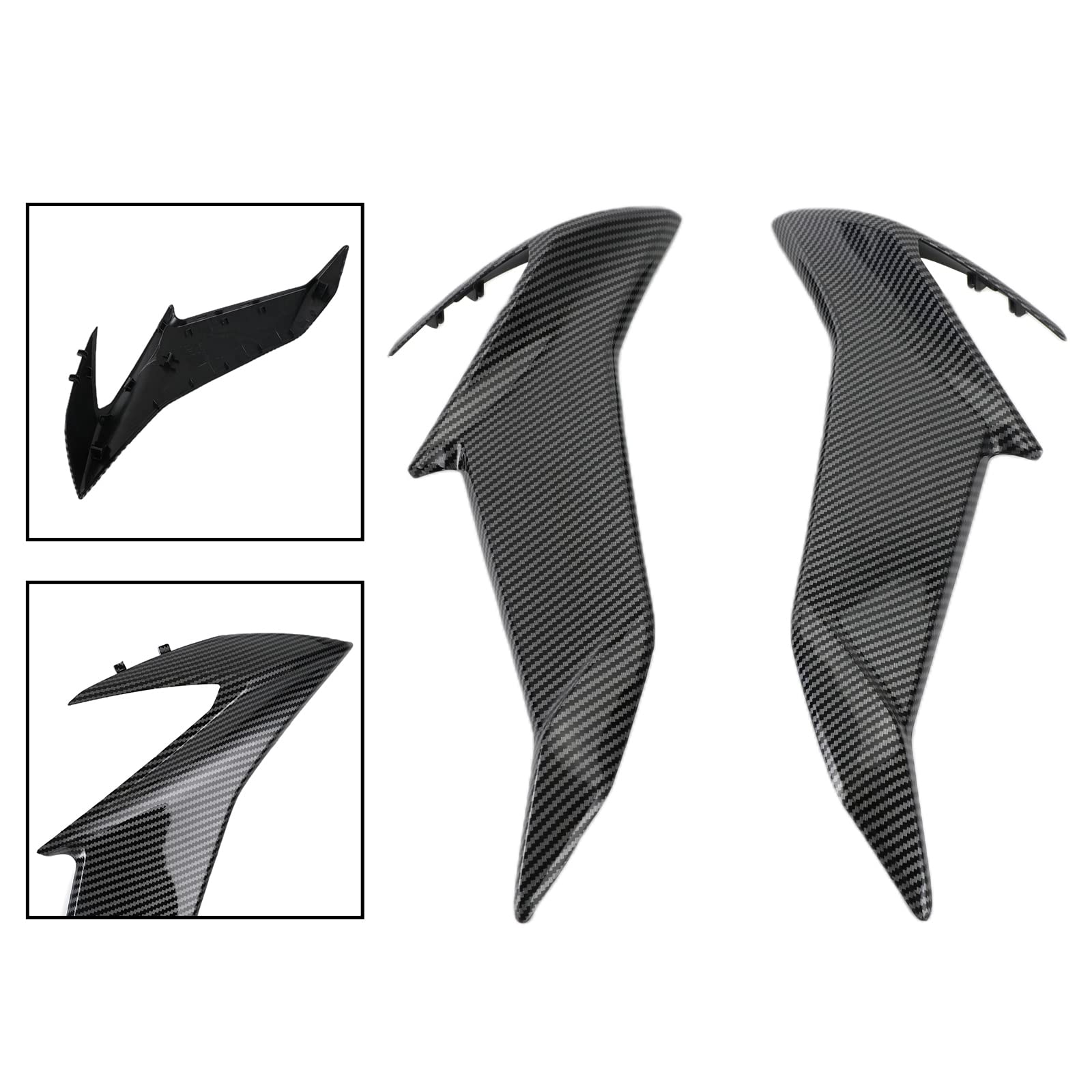 Topteng Motorcycle Side Frame Fairing Cowl Radiator Cover for Suzuki GSX-S 750 GSX-S750 2017-2021 - Durable ABS Plastic Replacement Part for Enhanced Bike Protection & Style - Perfect for Street Riding, Commuting & Custom Builds