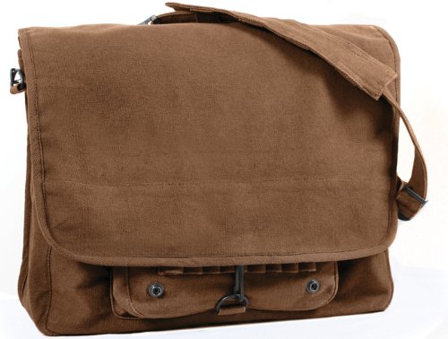Rothco Vintage Canvas Paratrooper Crossbody Shoulder Bag - Military Style Messenger Bag for Men & Women - Perfect for Hiking, Travel & Everyday Use