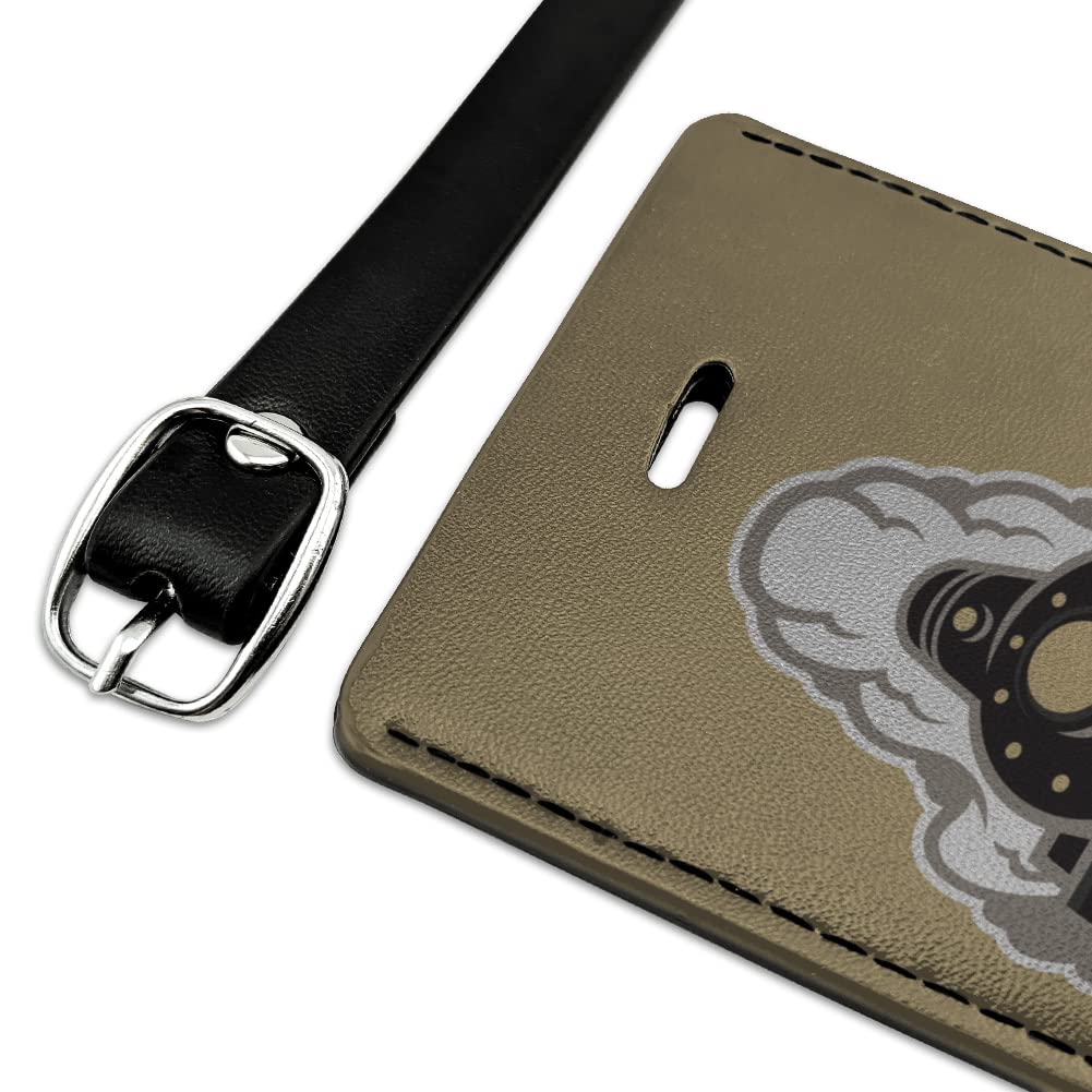 Purdue University Rectangle Leather Luggage Tag - Durable Carry-On ID Card Holder for Suitcases, Backpacks & Travel Bags - Perfect for Business Trips, Vacations & College Campus Use
