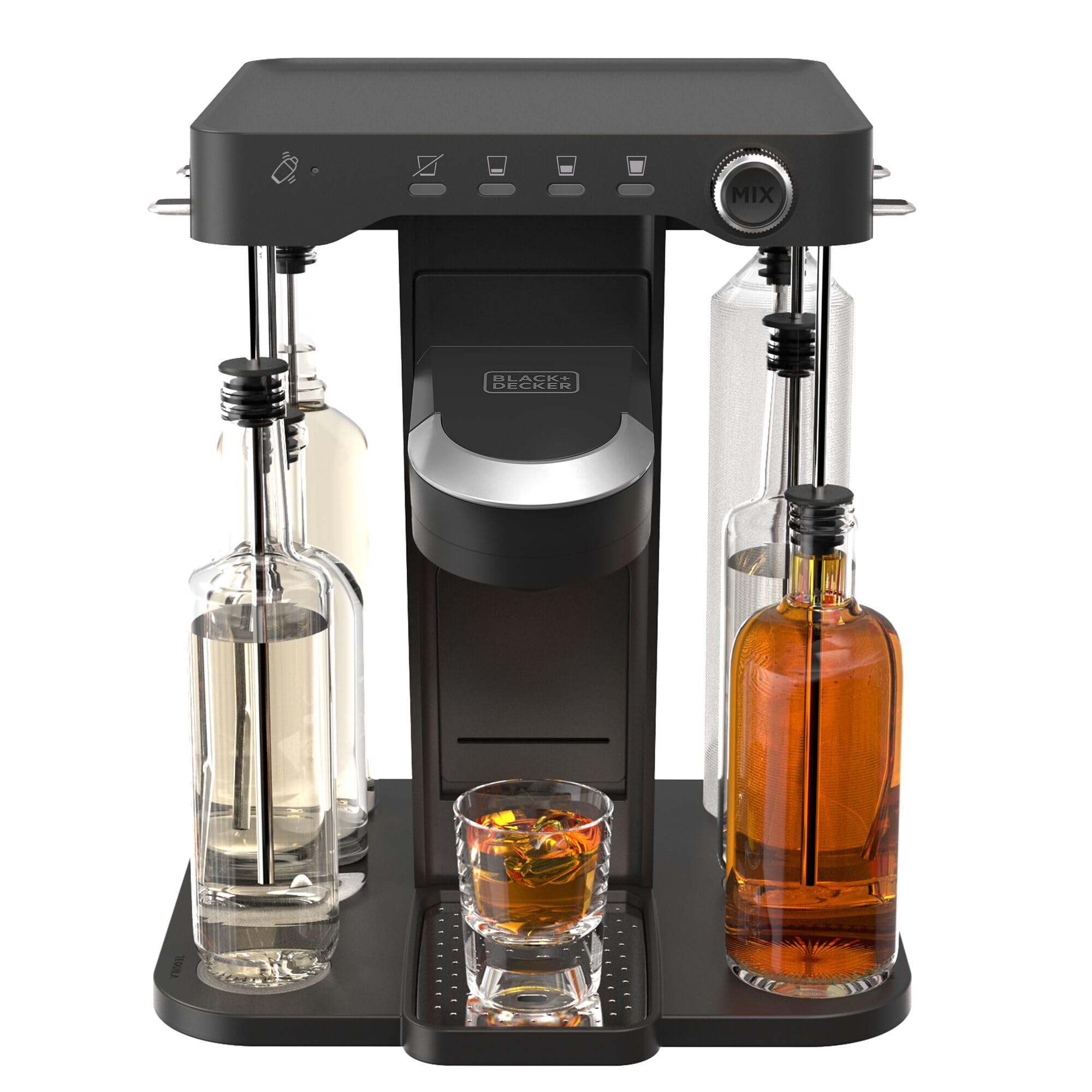 BLACK+DECKER BEHB101 Cocktail Maker Machine - Bartesian Capsule Compatible Drink Maker for Home Bar & Parties | Perfect for Entertaining & Mixing Cocktails