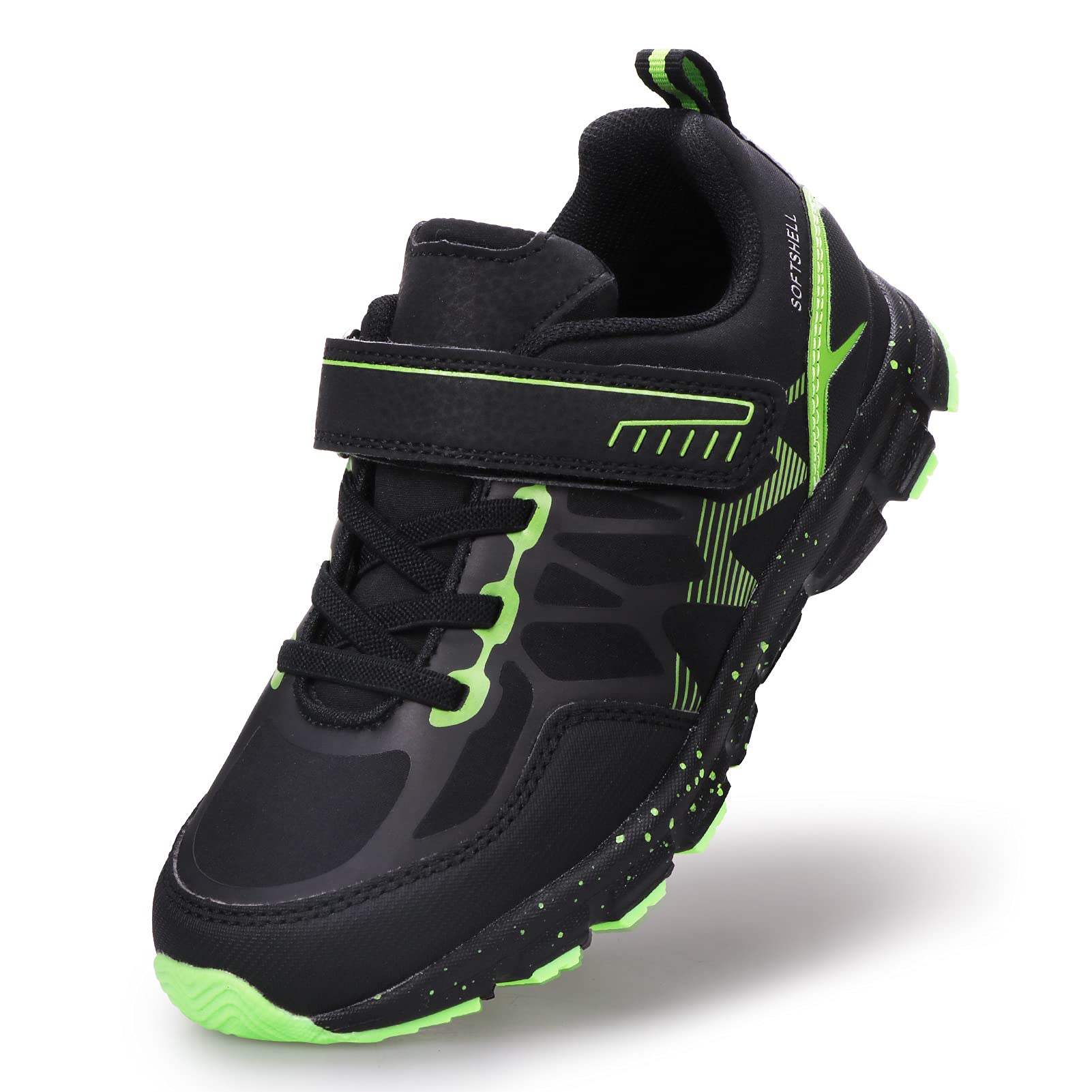 **UOVO Boys' Athletic Sneakers - Non-Slip Running, Tennis & Hiking Shoes for Kids - Comfortable Outdoor Sports Shoes for Little & Big Boys - Perfect for School, Playground & Adventure**