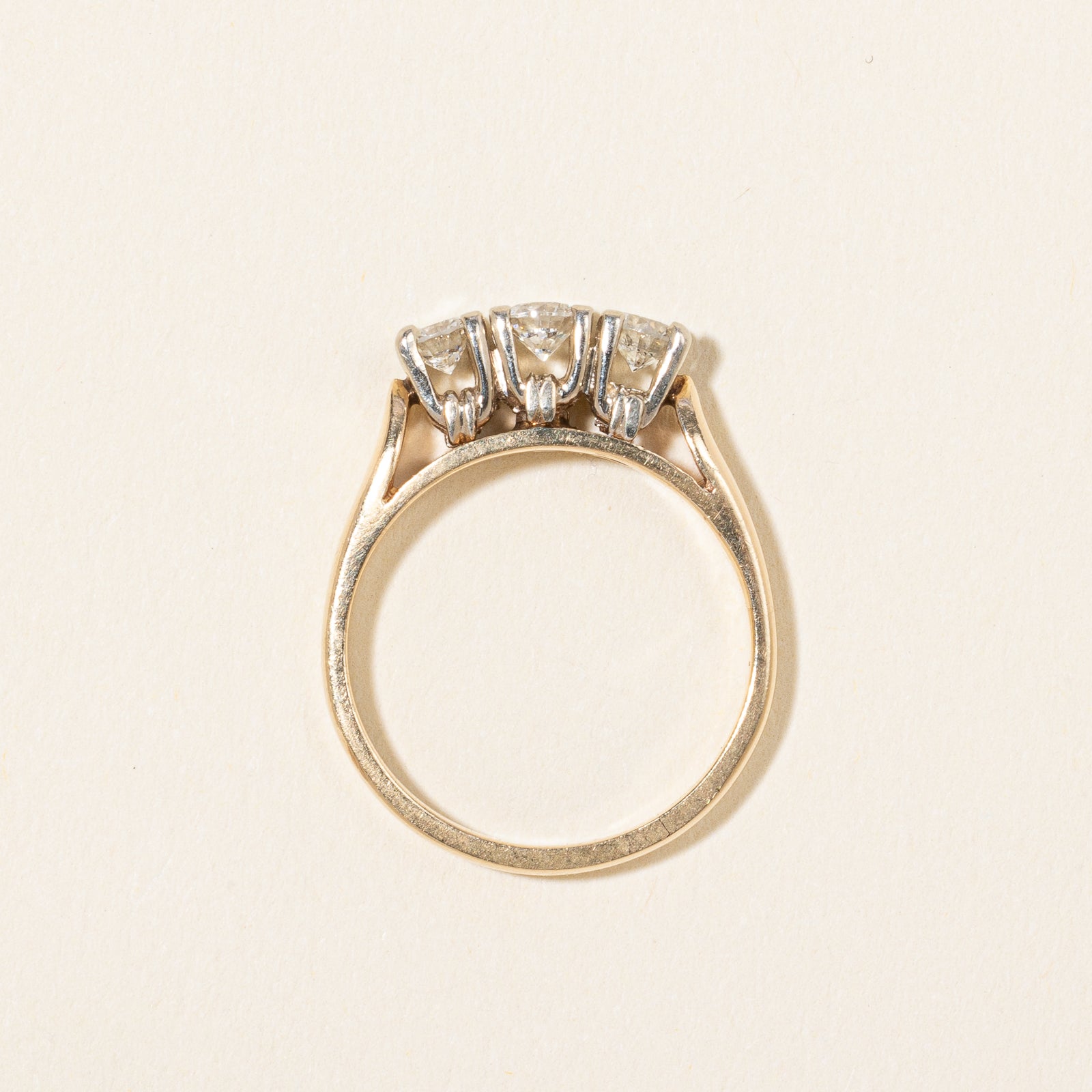 0.50ctw Three Stone Diamond Ring for Women - Size 5.75 | Elegant Engagement, Wedding & Anniversary Jewelry Gift | Perfect for Proposals, Bridal Sets & Special Occasions