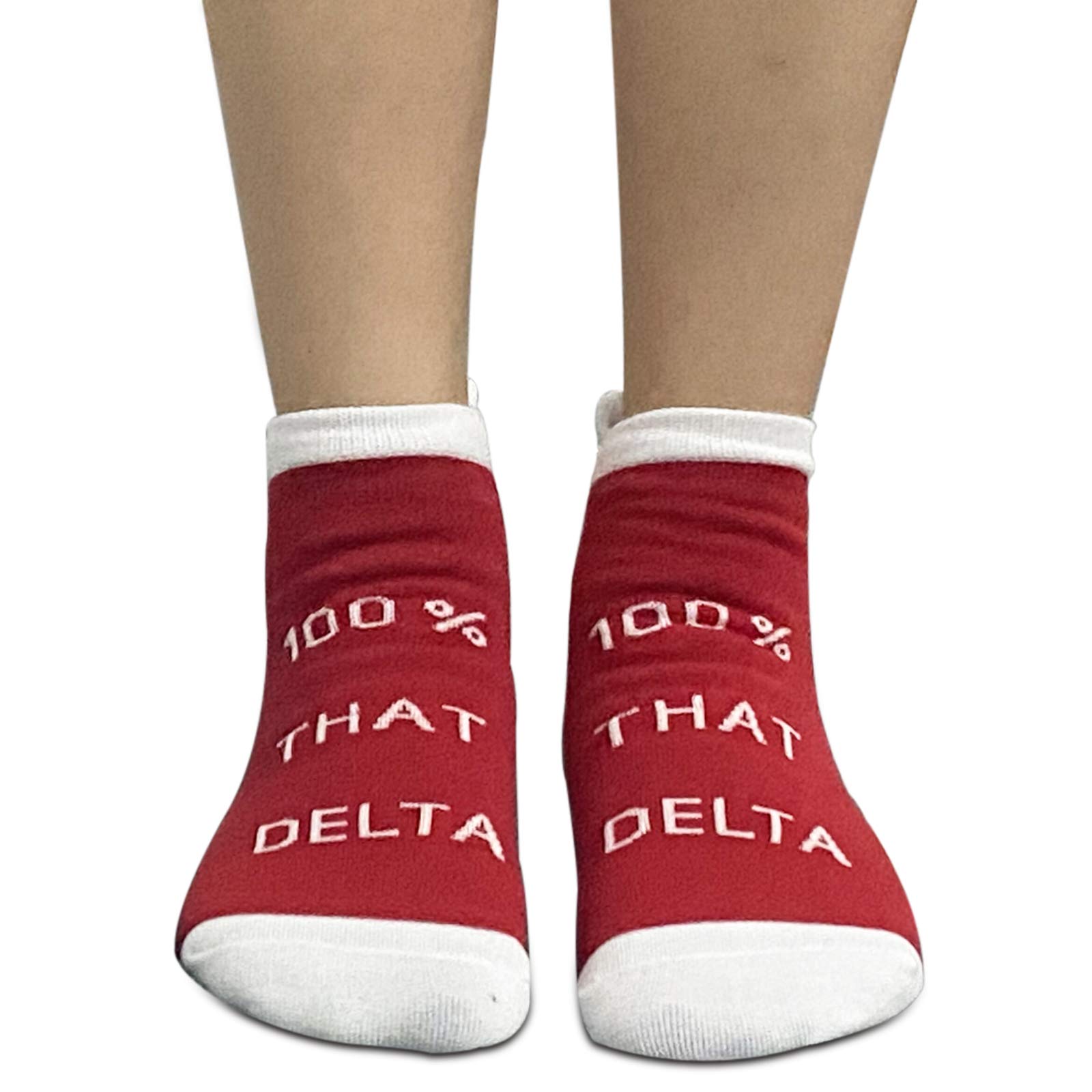 JXGZSO Sorority Socks - 100% Cotton Sisterhood Gifts for Sorority Members (Black/Red) - Perfect for Greek Life Events, Sisterhood Bonding & College Campus Fashion