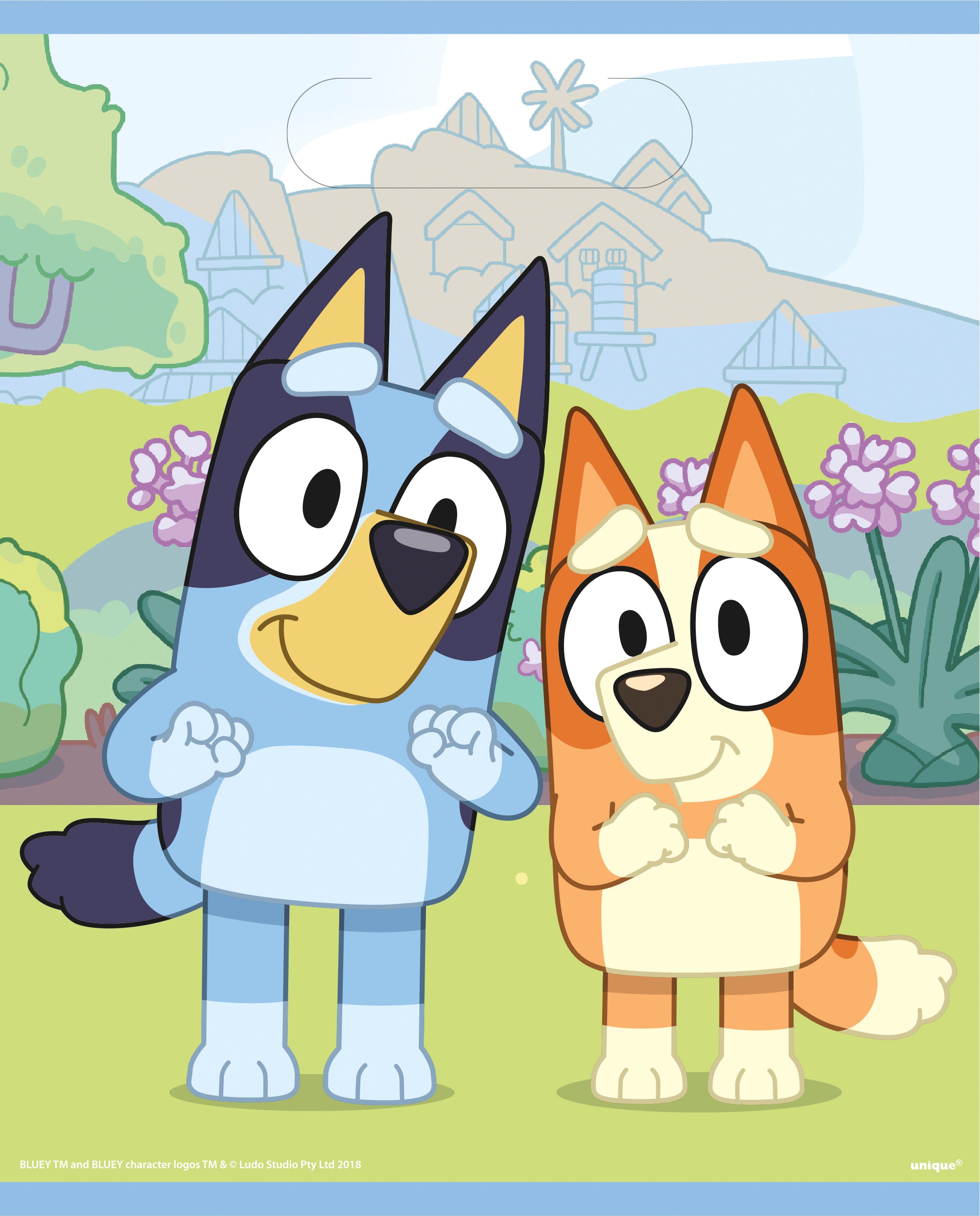 Bluey Party Favor Bags - 8 Pack Kids Birthday Party Supplies for Goodie Bags, Pinata Fillers & Classroom Rewards