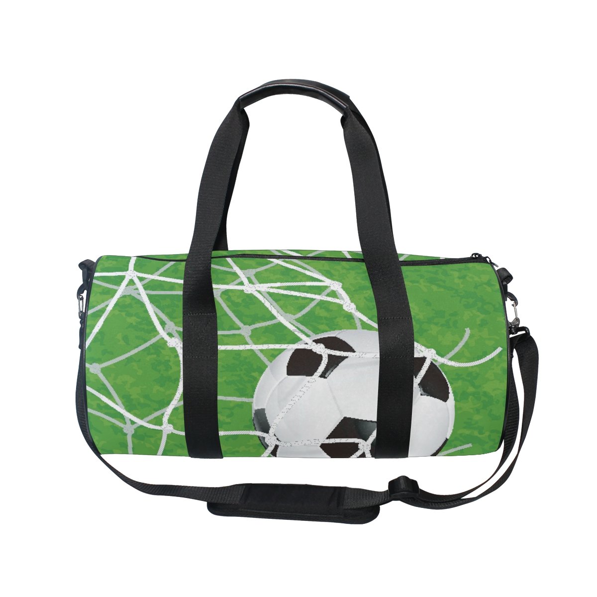 ALAZA Stylish Soccer Ball Gym Duffel Bag - Waterproof Sports Travel Bag for Men & Women - Perfect for Soccer Practice, Gym Workouts & Weekend Getaways