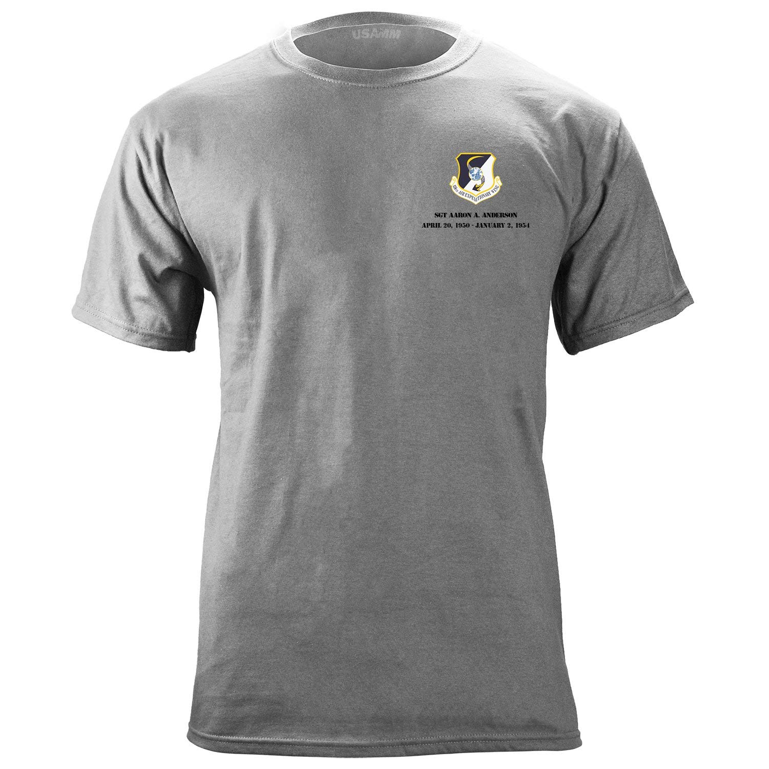 Customizable USAMM Air Force 438th Air Expeditionary Wing T-Shirt - Military Apparel for Veterans & Patriotic Events