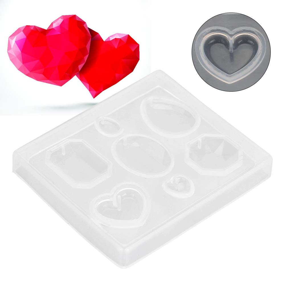 Premium Jewelry Casting Silicone - Clear Faceted Mold for DIY Jewelry Making, Resin Crafts, Rings & Pendants - Perfect for Artisans & Hobbyists