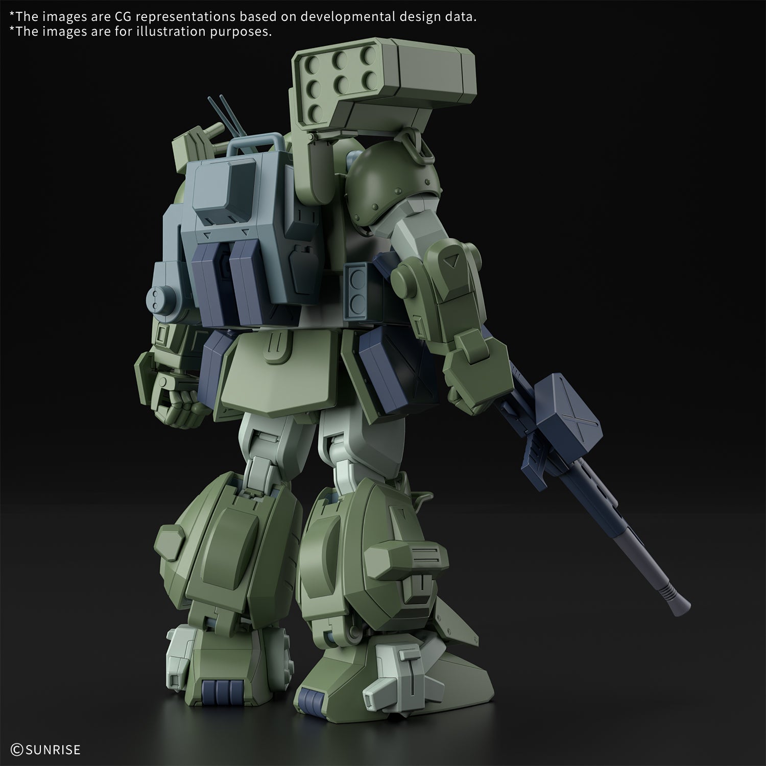Bandai HG Armored Trooper Votoms: The Last Red Shoulder ATM 09 STTC Scopedog Turbo Custom Model Kit - 1/48 Scale Military Mecha Action Figure for Collectors & Anime Fans - Perfect for Display, Gifts & Anime Model Building Enthusiasts