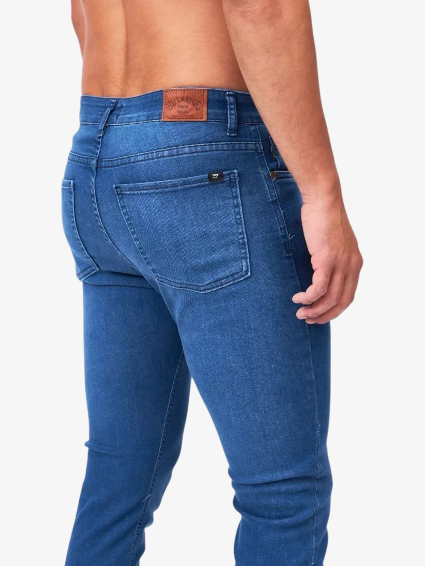 Billabong Women's Skinny Jeans - Washed Blue Denim for Casual Wear & Everyday Outfits