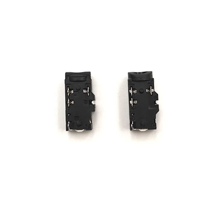 2pcs Replacement Earphone Jack Socket for Nintendo Switch Lite NS Console - Headphone Audio Port Repair Part (Compatible with Switch) - Perfect for Gaming, Travel, and Home Entertainment