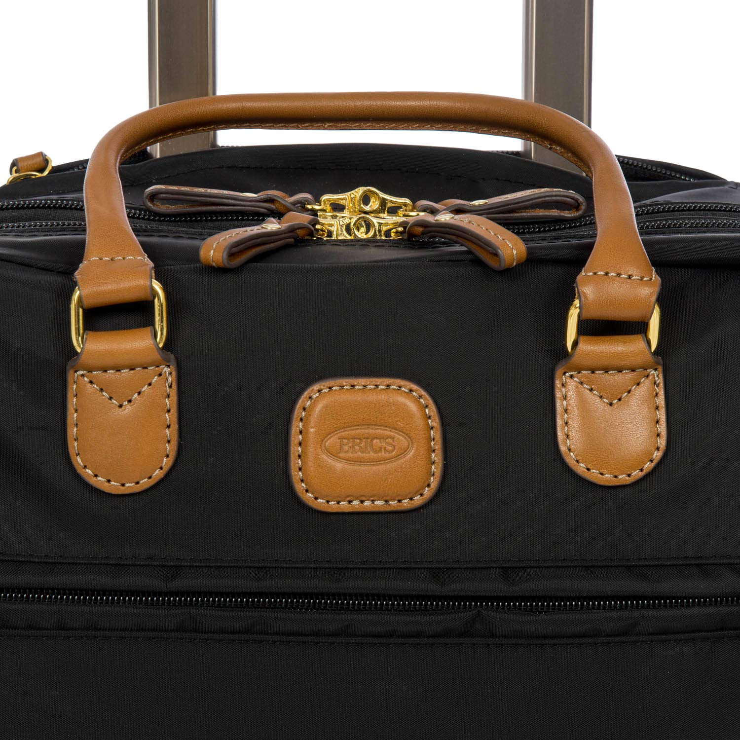 Bric's X-Bag X-Travel 2.0 Pilot Rolling Carry On Luggage - 14 x 15.5 Inch Business Laptop Bag for Air Travel - Black Premium Cabin Suitcase for Business Trips & Weekend Getaways