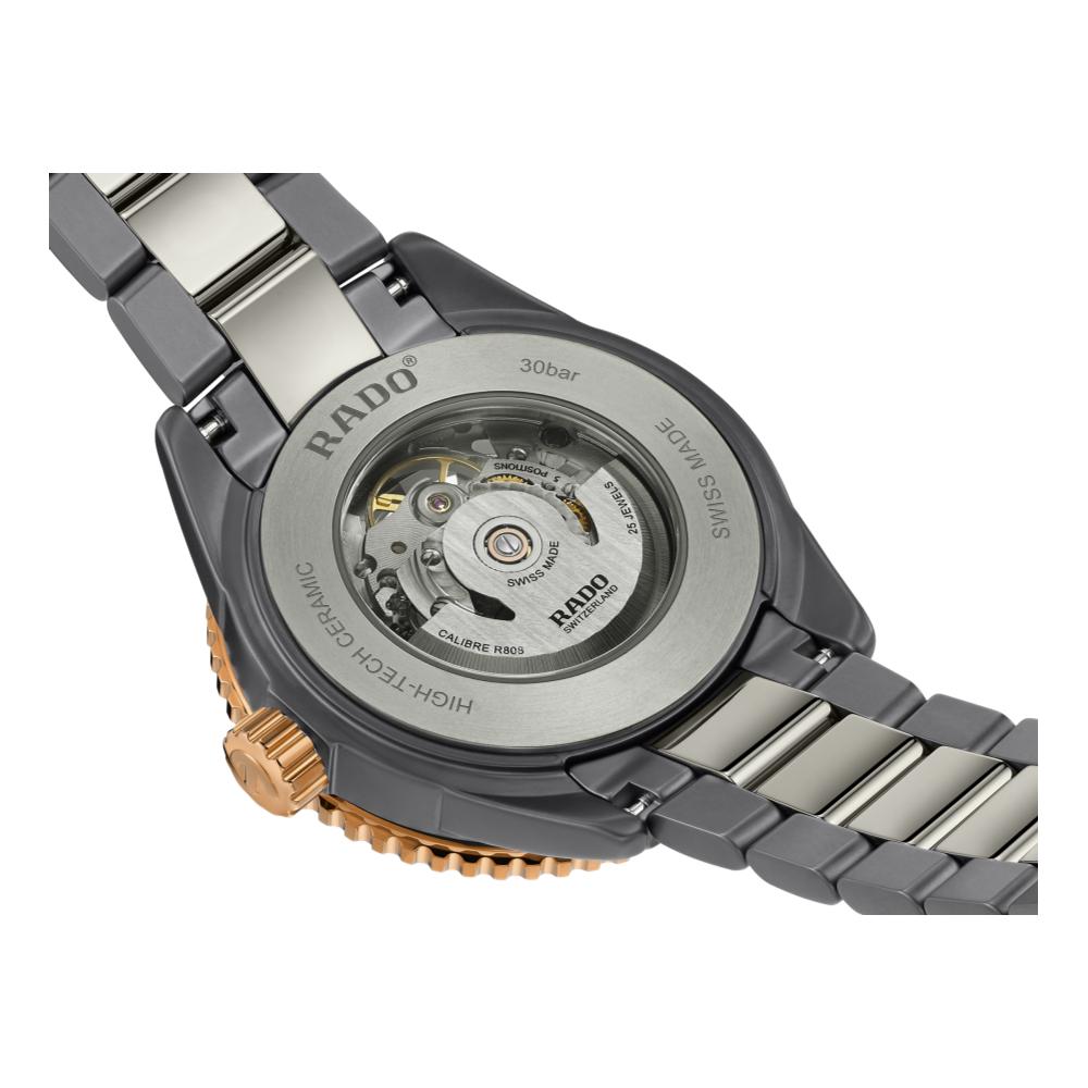 Captain Cook High-Tech Ceramic Skeleton Two-Tone Watch - Luxury Minimalist Design for Men, Perfect for Business & Formal Occasions