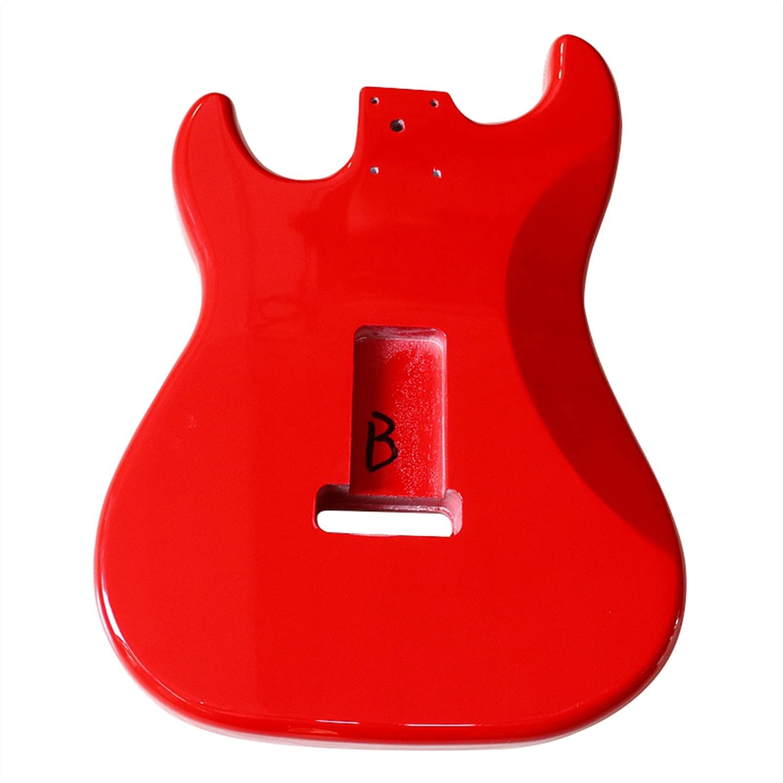 Premium Poplar Wood Electric Guitar Body Blank - 5.7cm Pocket Width, Unfinished DIY Guitar Kit for ST Style | Perfect for Custom Guitar Building, Repair & Replacement Parts | Great for Musicians, Luthiers & Guitar Enthusiasts