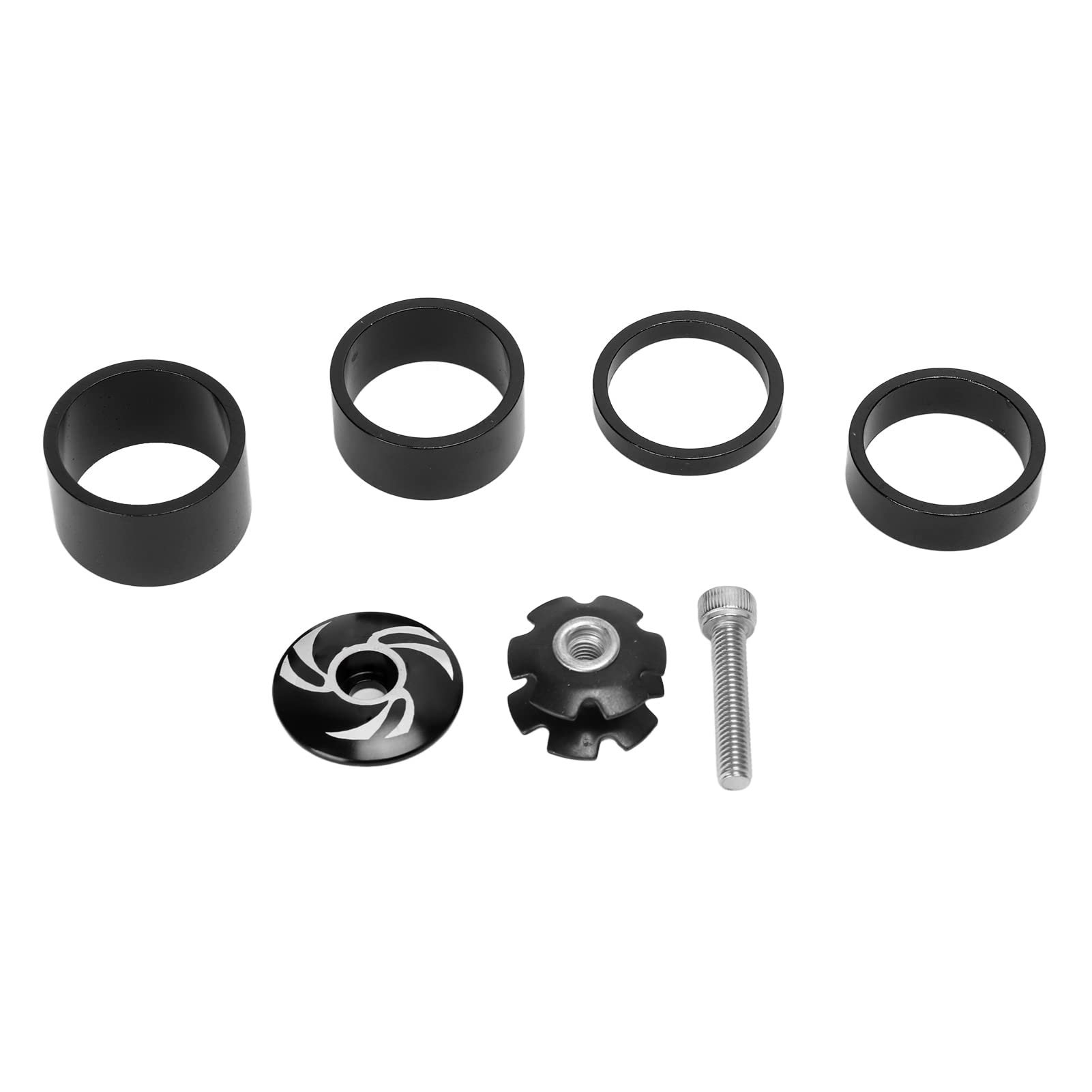 Premium CUEA Bike Headset Bearings - Glossy Black, Durable & Stable Replacement Parts for Smooth Cycling | Perfect for Mountain Bikes, Road Bikes & Commuter Bikes