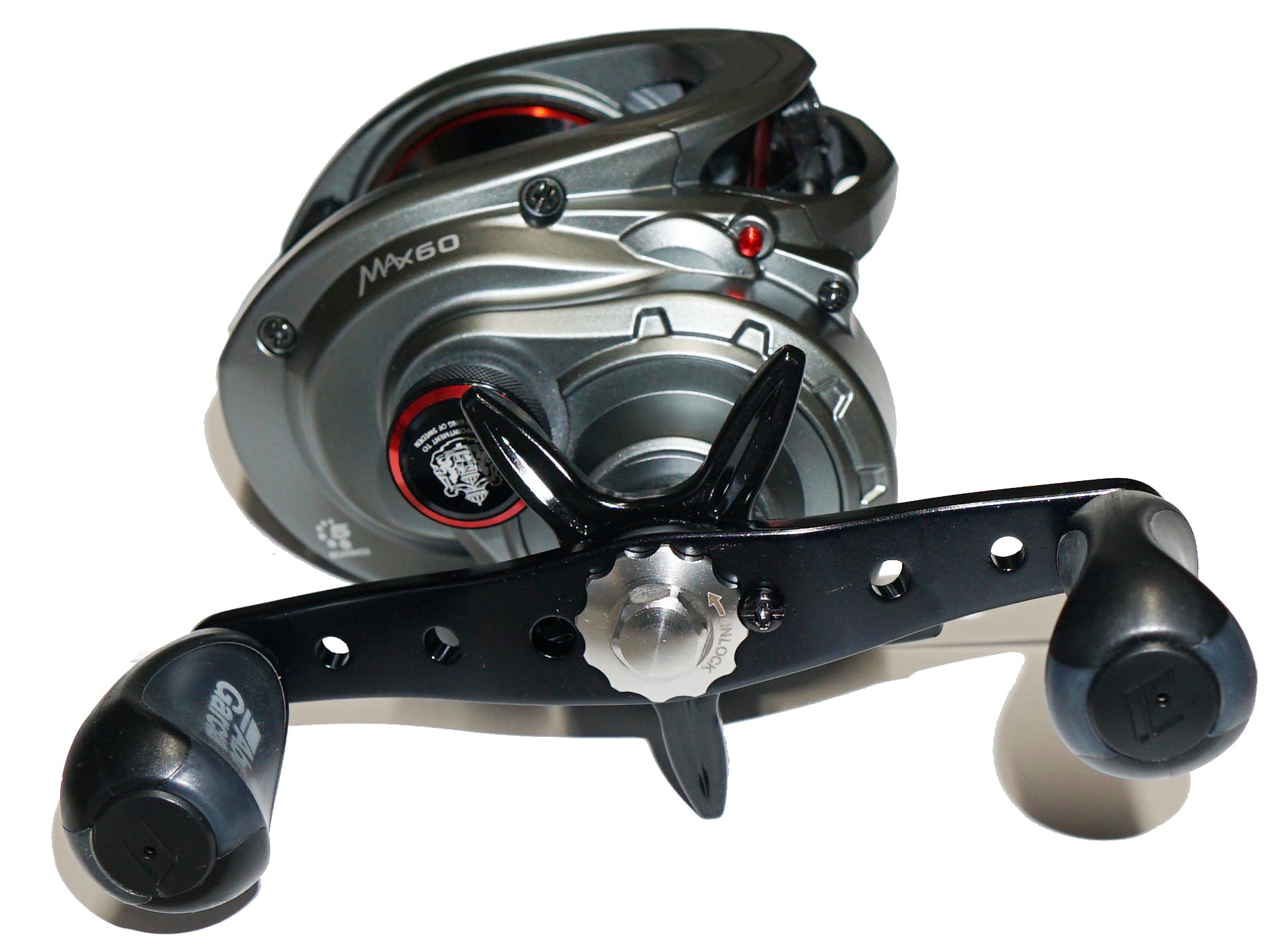 Abu Garcia MAX 4 Low Profile Baitcasting Fishing Reel - Smooth Drag System for Bass, Walleye & Freshwater Fishing | Perfect for Casting Lures & Jigs