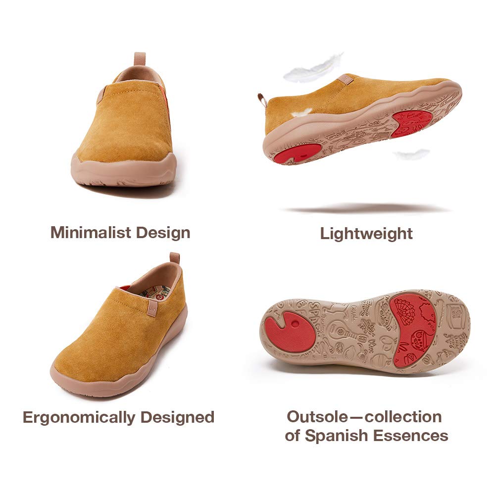 UIN Women's Walking Shoes Slip On - Lightweight Comfort Loafers & Fashion Sneakers for Casual Wear | Perfect for Walking, Travel & Everyday Use
