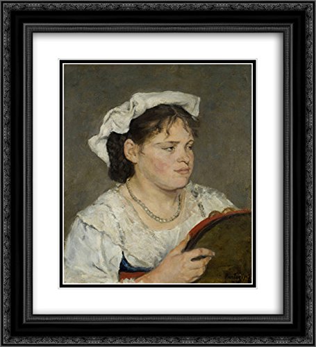 Pericles Pantazis Dutch Girl 20x22 Black Ornate Frame Double Matted Museum Art Print - Perfect for Living Room, Bedroom & Office Wall Decor