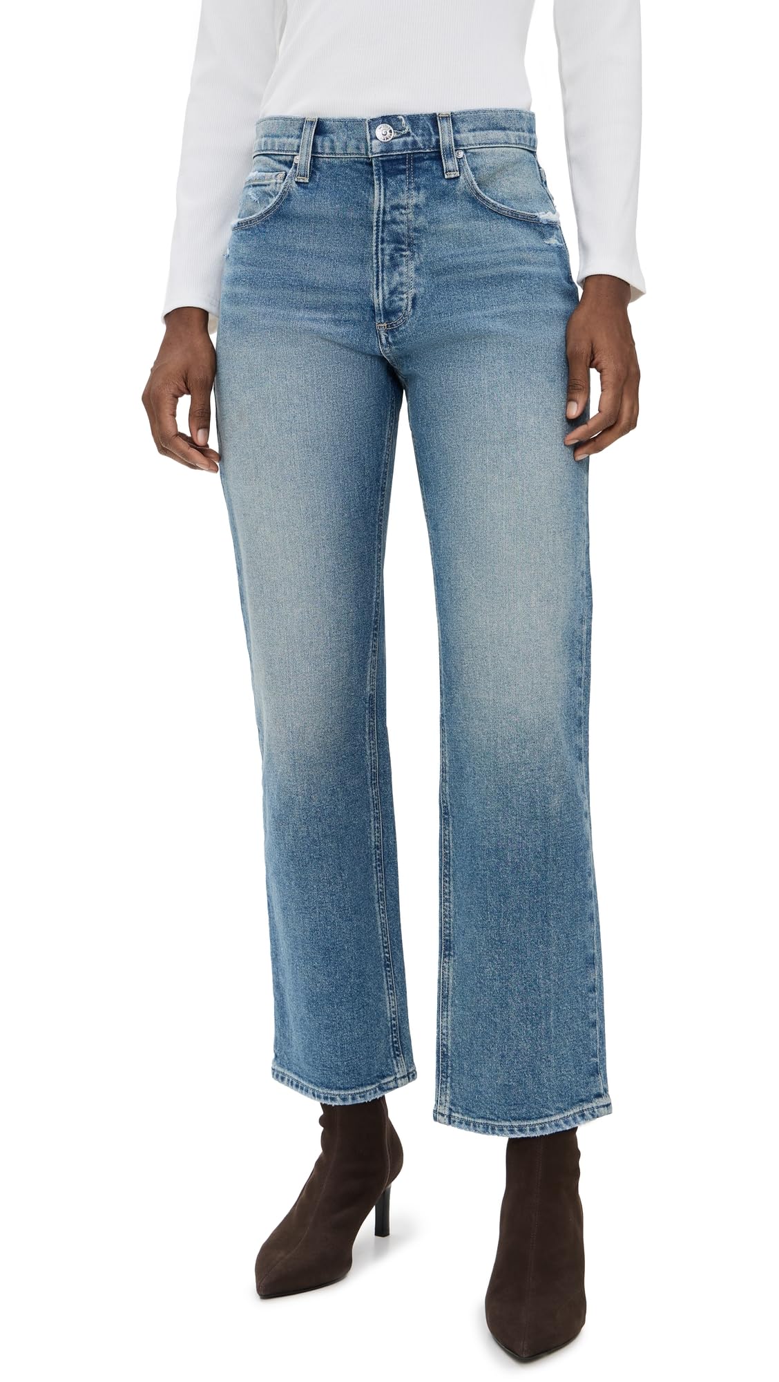 PAIGE Women's Sawyer Storybook High-Rise Skinny Jeans - Stretch Denim for Comfort & Style - Perfect for Casual Outings & Date Nights