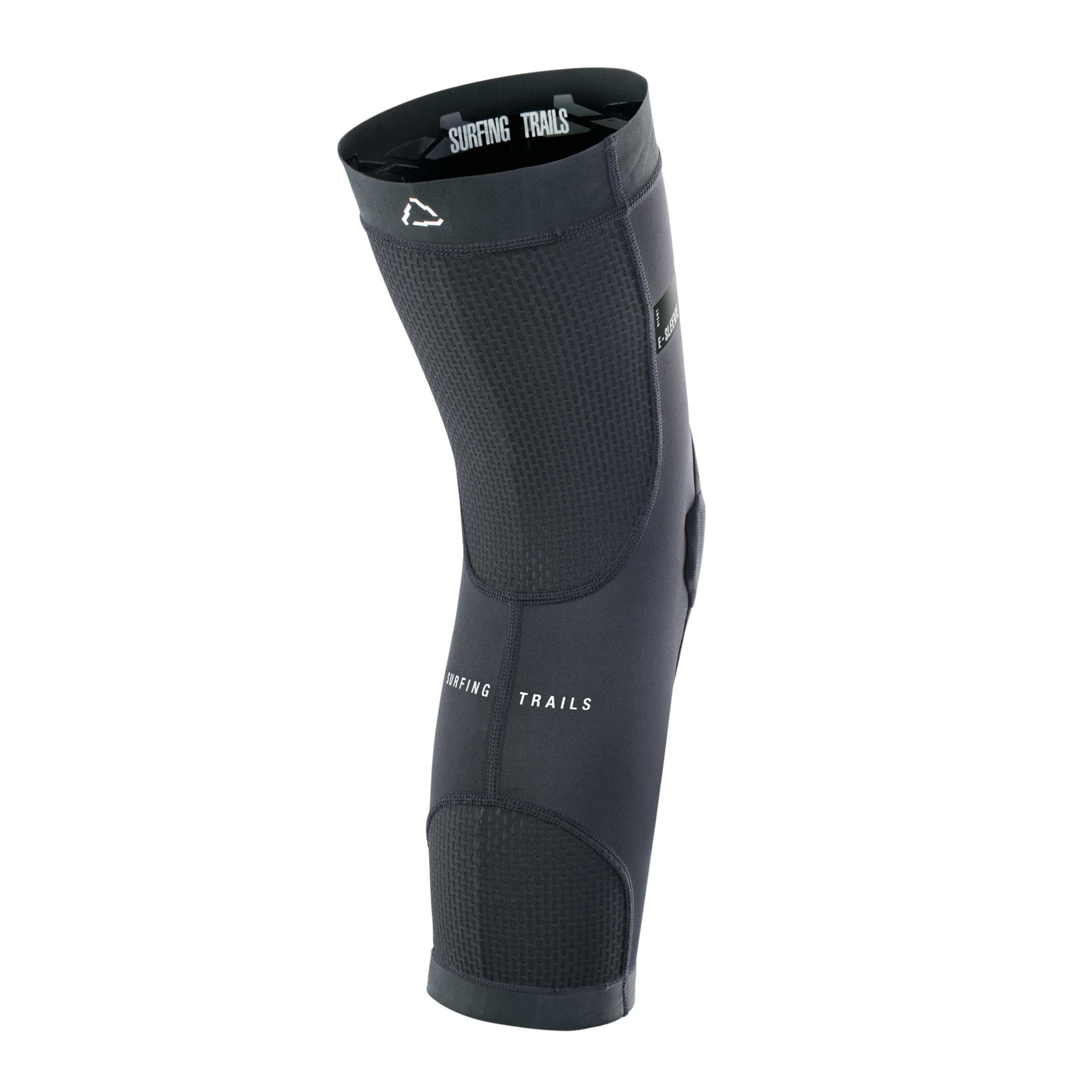 Ion K-Sleeve Amp Knee Support Brace - Black, Small Size for Running, Cycling & Sports Injury Protection