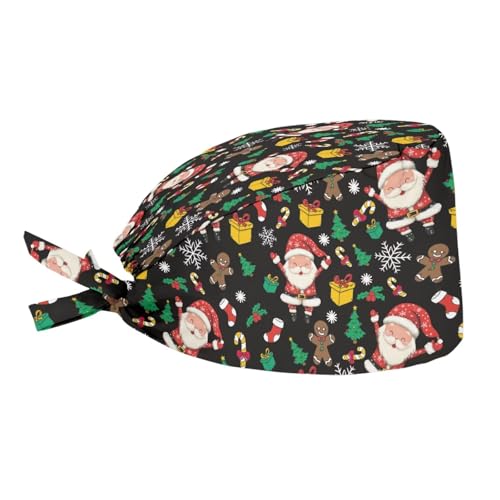 Cute Santa Claus Black