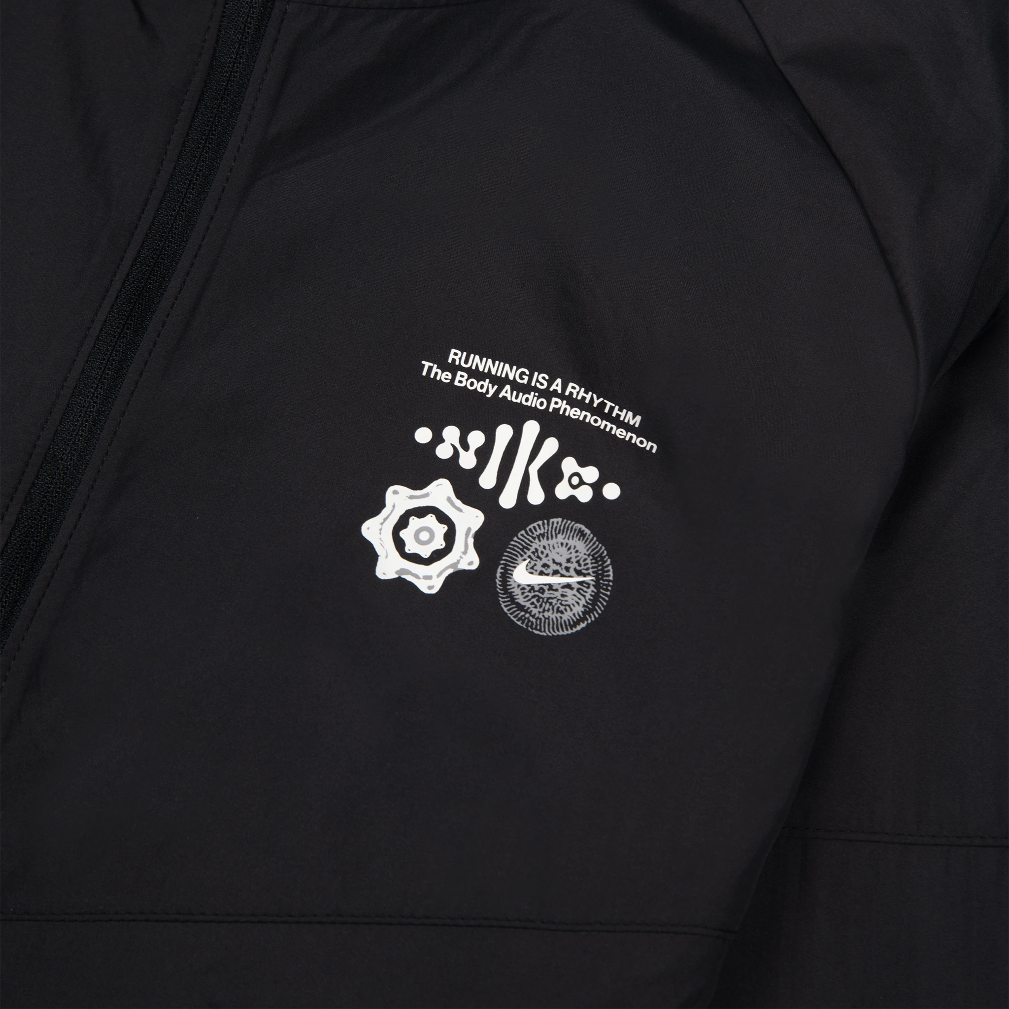 Nike Wild Run Miler Men's Running Jacket - Lightweight Waterproof Windbreaker for Outdoor Jogging & Training - Black Athletic Sports Coat for Cold Weather Running