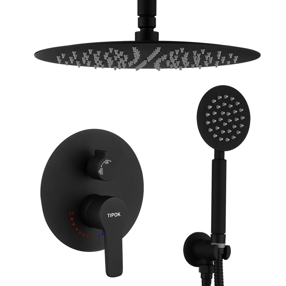 TIPOK Black Shower System - 12