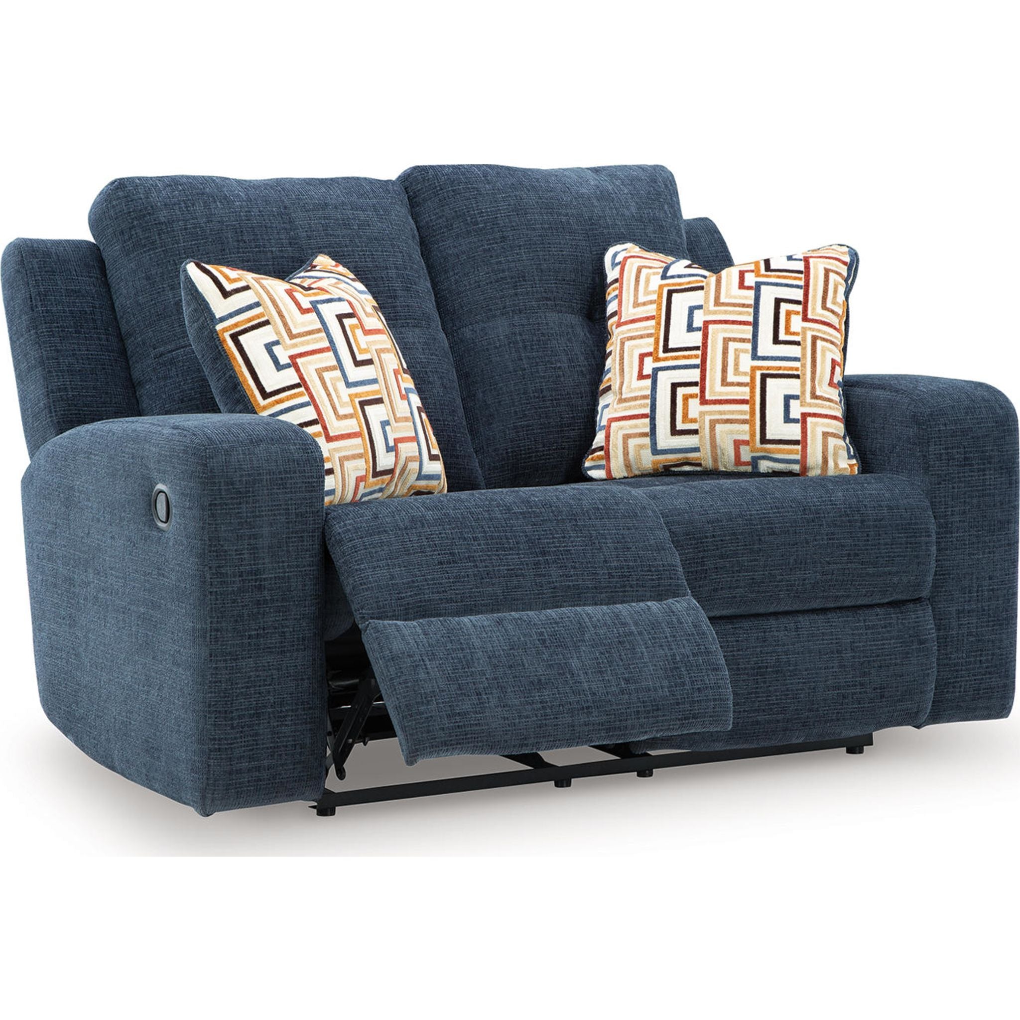 Danum Reclining Loveseat - Modern 2-Seater Recliner Sofa with Adjustable Backrest | Perfect for Living Room, Home Theater & Small Spaces