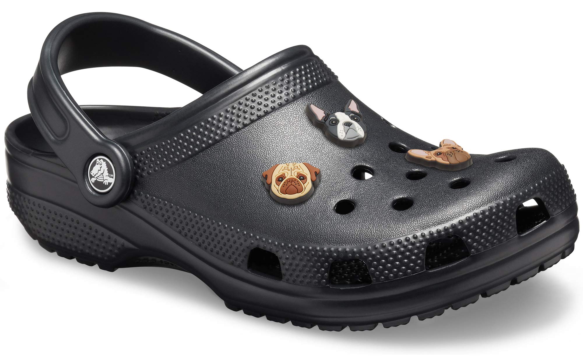 Crocs Classic Clogs for Men & Women with 3-Pack Jibbitz Charms - Comfortable Slip-On Shoes for Casual Wear, Gardening & Beach