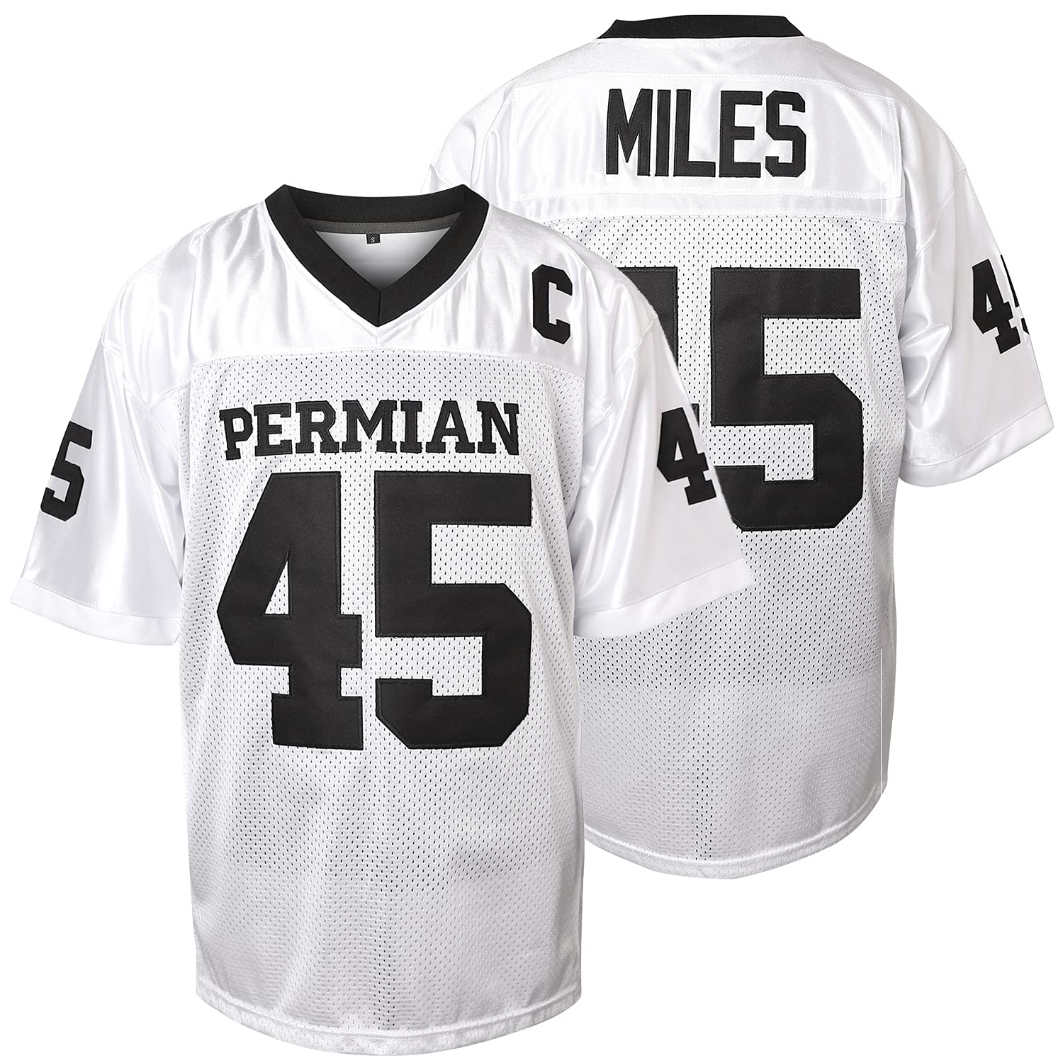 Boobie Miles Football Jersey - Official Friday Night Lights Replica Jersey in White & Black (Sizes S to XXXL) - Perfect for Game Day, Cosplay & Fan Events